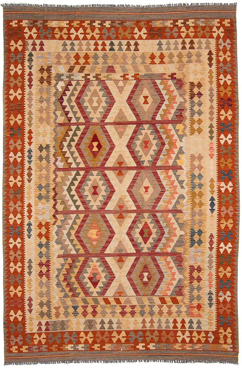 morgenland Wollteppich »Kelim Maimene Nomadisch 303 x 201 cm«, rechteckig, günstig online kaufen