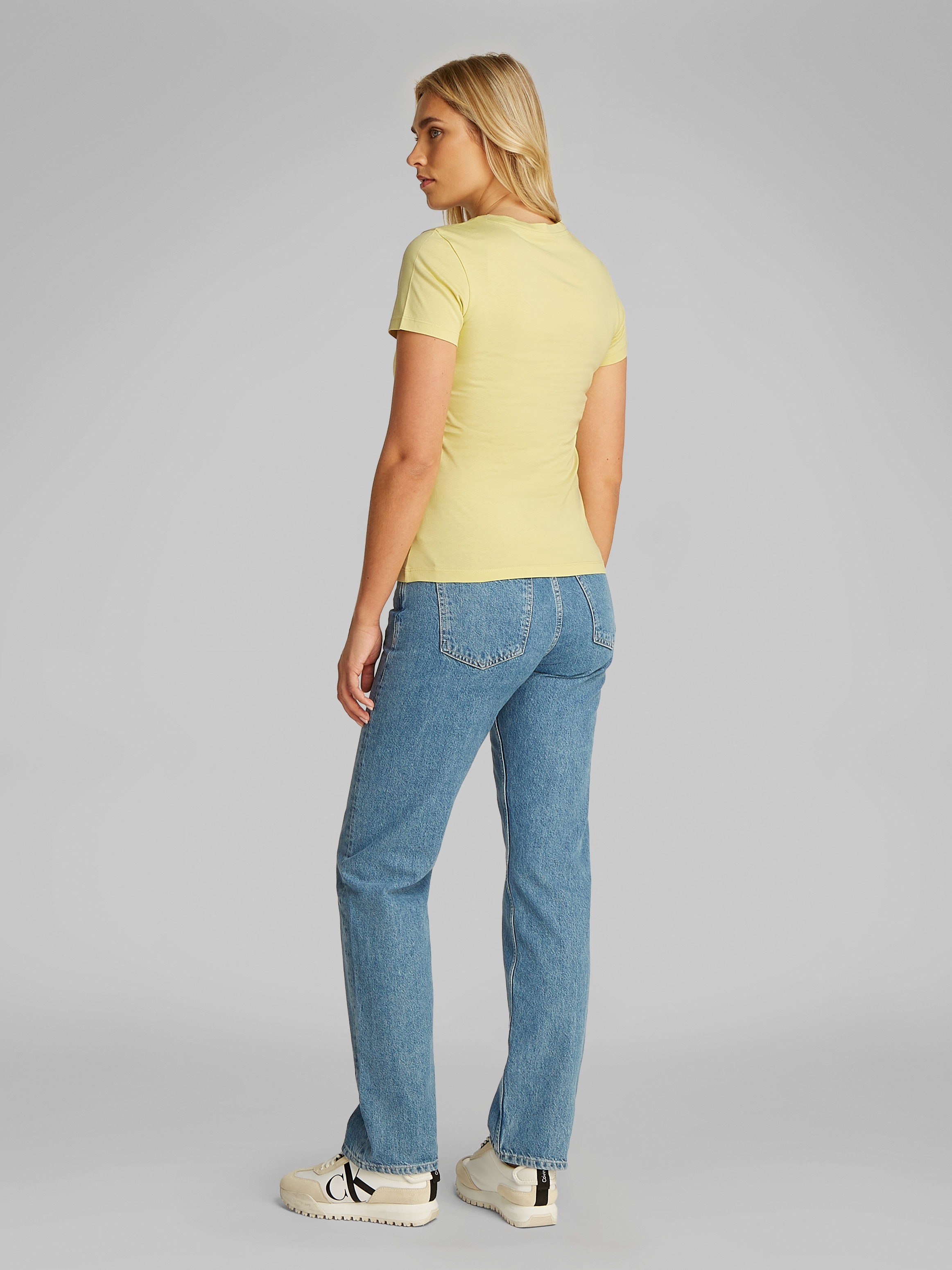 Calvin Klein Jeans T-Shirt »2-PACK MONOLOGO SLIM TEE«, (Packung, 2er-Pack)