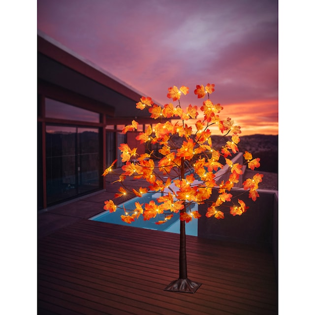 BONETTI LED Baum »Weihnachtsdeko«, 96 flammig-flammig, Beleuchteter Deko-Herbstbaum  mit Ahornblättern online kaufen