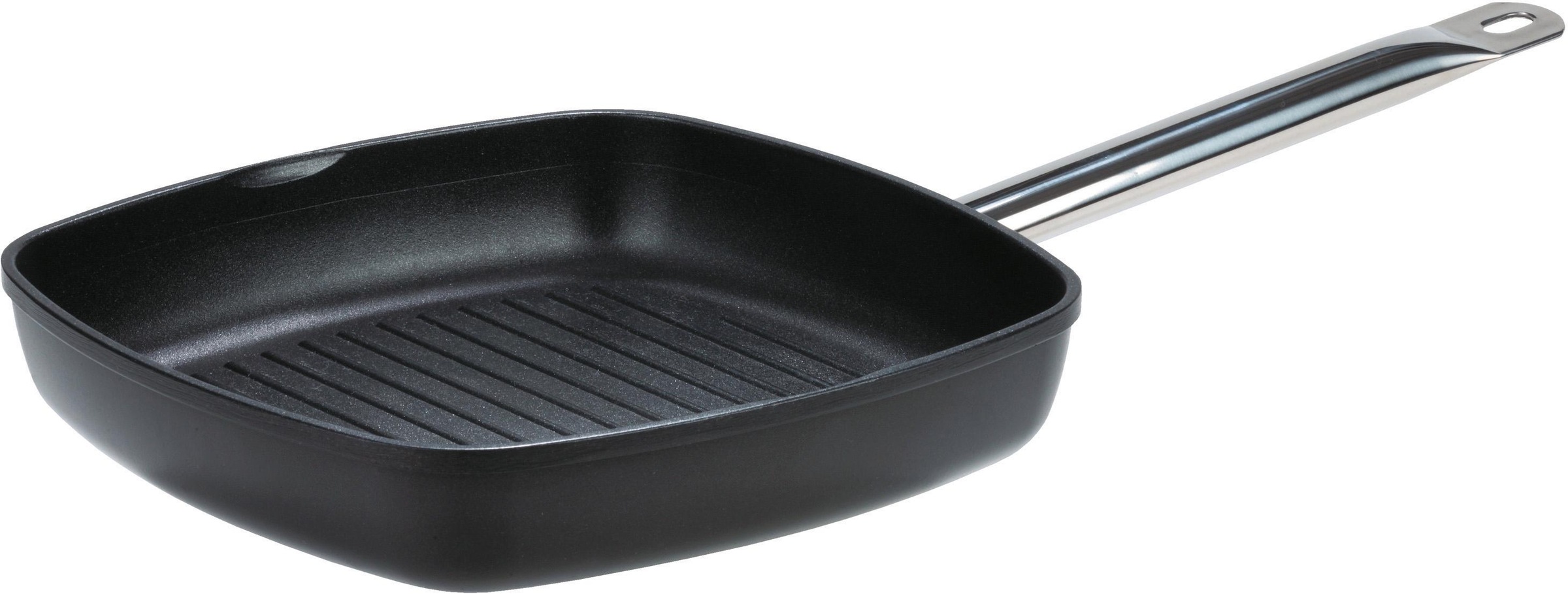 GSW Grillpfanne »Gastro Traditionell«, Aluminiumguss, (Set, 3 tlg.), 28x28 cm, incl. Multizange 30 cm, Induktion