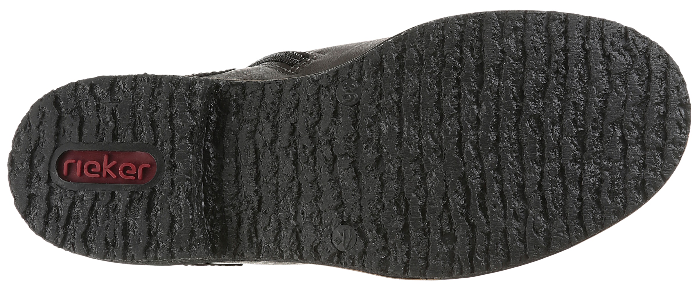 Rieker Schnürstiefelette  Schnürboots, Herbststiefelette, Blockabsatz, mit weicher Innensohle