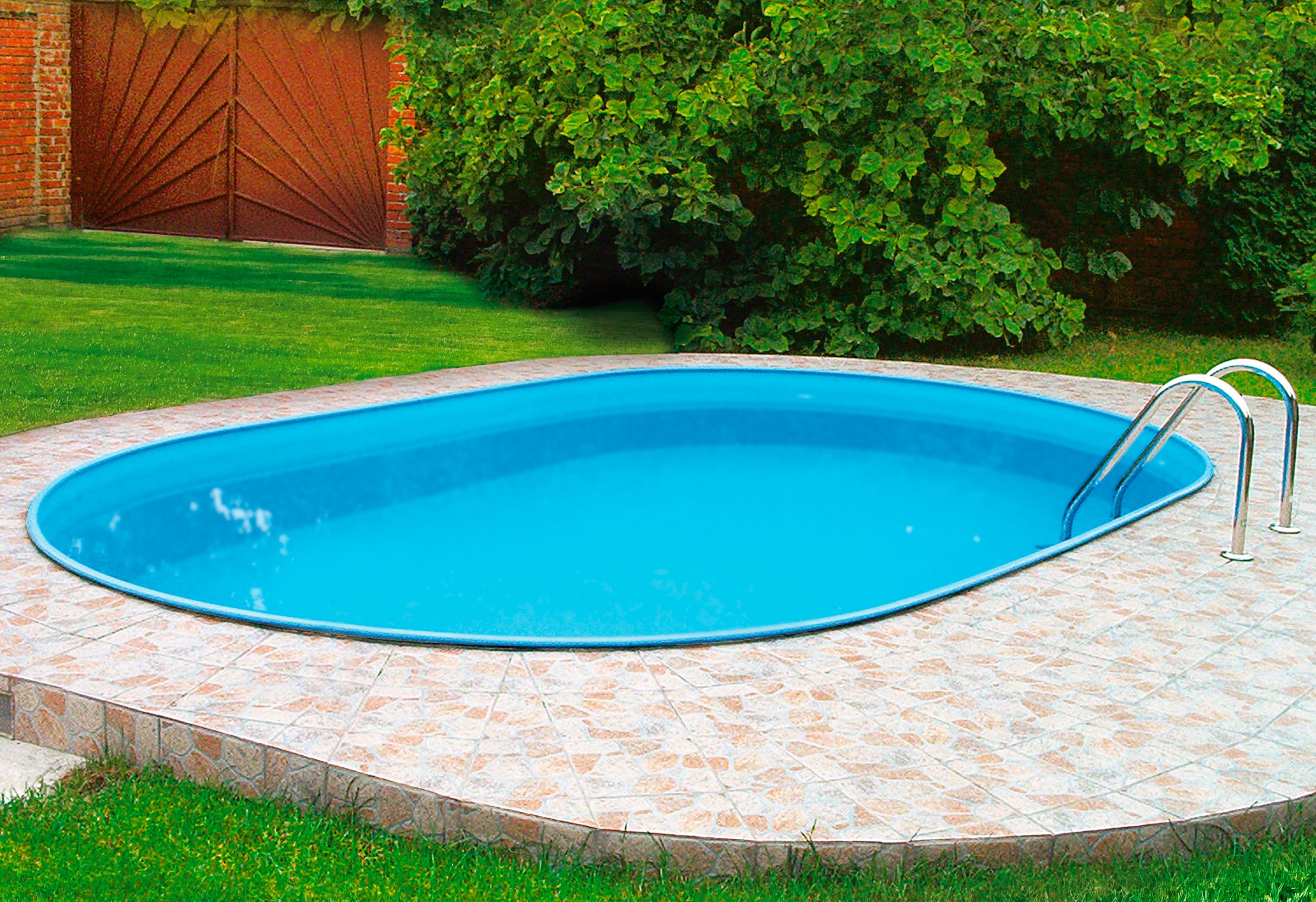 my POOL BWT Ovalpool »PREMIUM«, (Komplett-Set, 5 tlg.), Höhe 135 cm, in verschiedenen Größen verfügbar