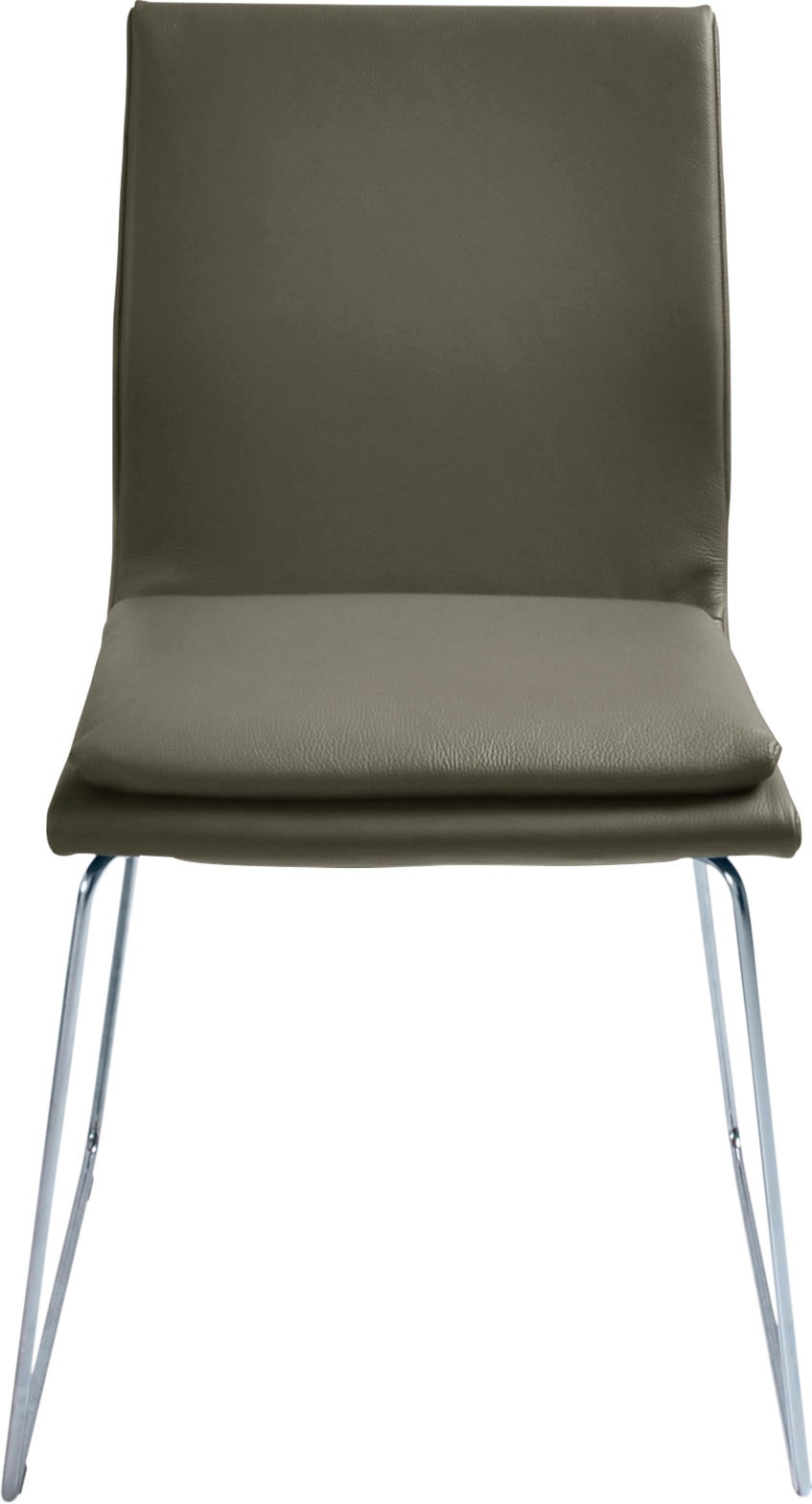 K+W Komfort & Wohnen Esszimmerstuhl »Creso«, Leder Longlife BRONCO, mit Sit günstig online kaufen
