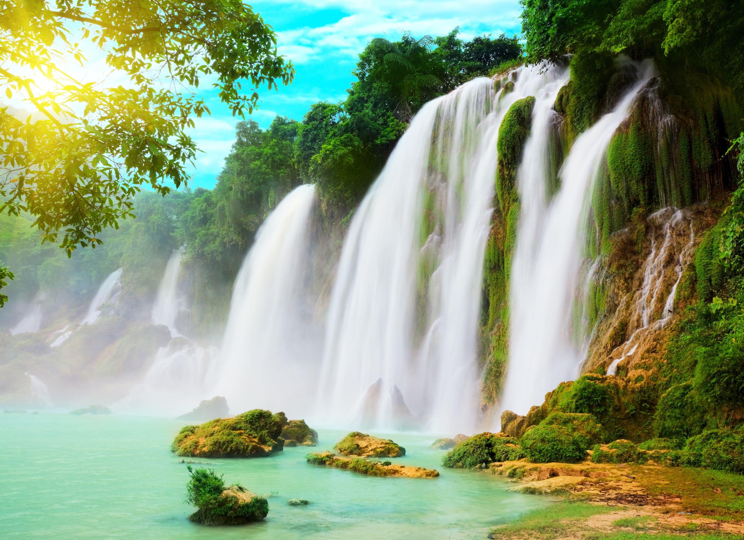 Papermoon Fototapete »Ban Gioc Vietnam Waterfall« glatt günstig online kaufen