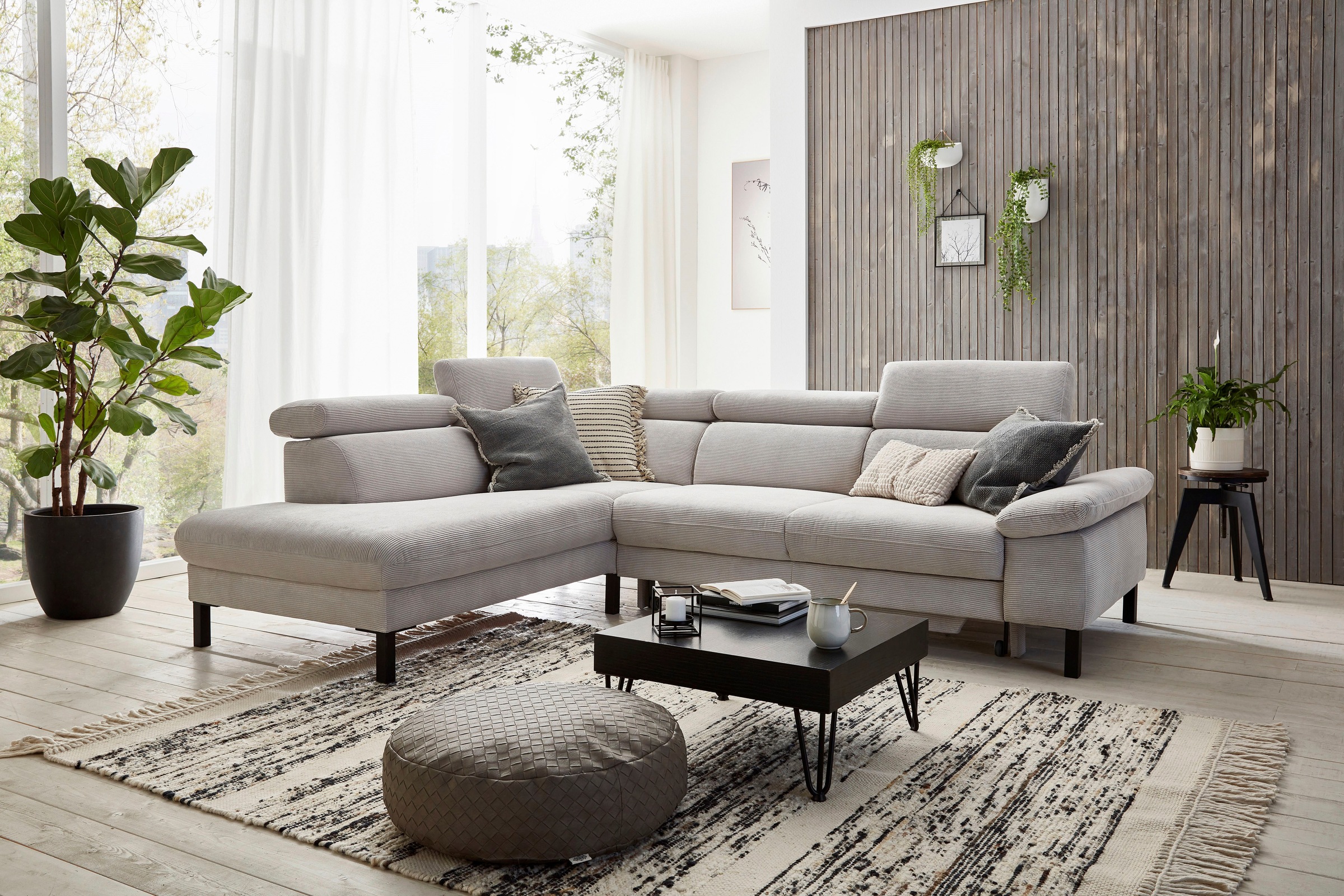 Home affaire Ecksofa »Arnayon mit Querschläfer-Bettfunktion, Schlafsofa, gr günstig online kaufen