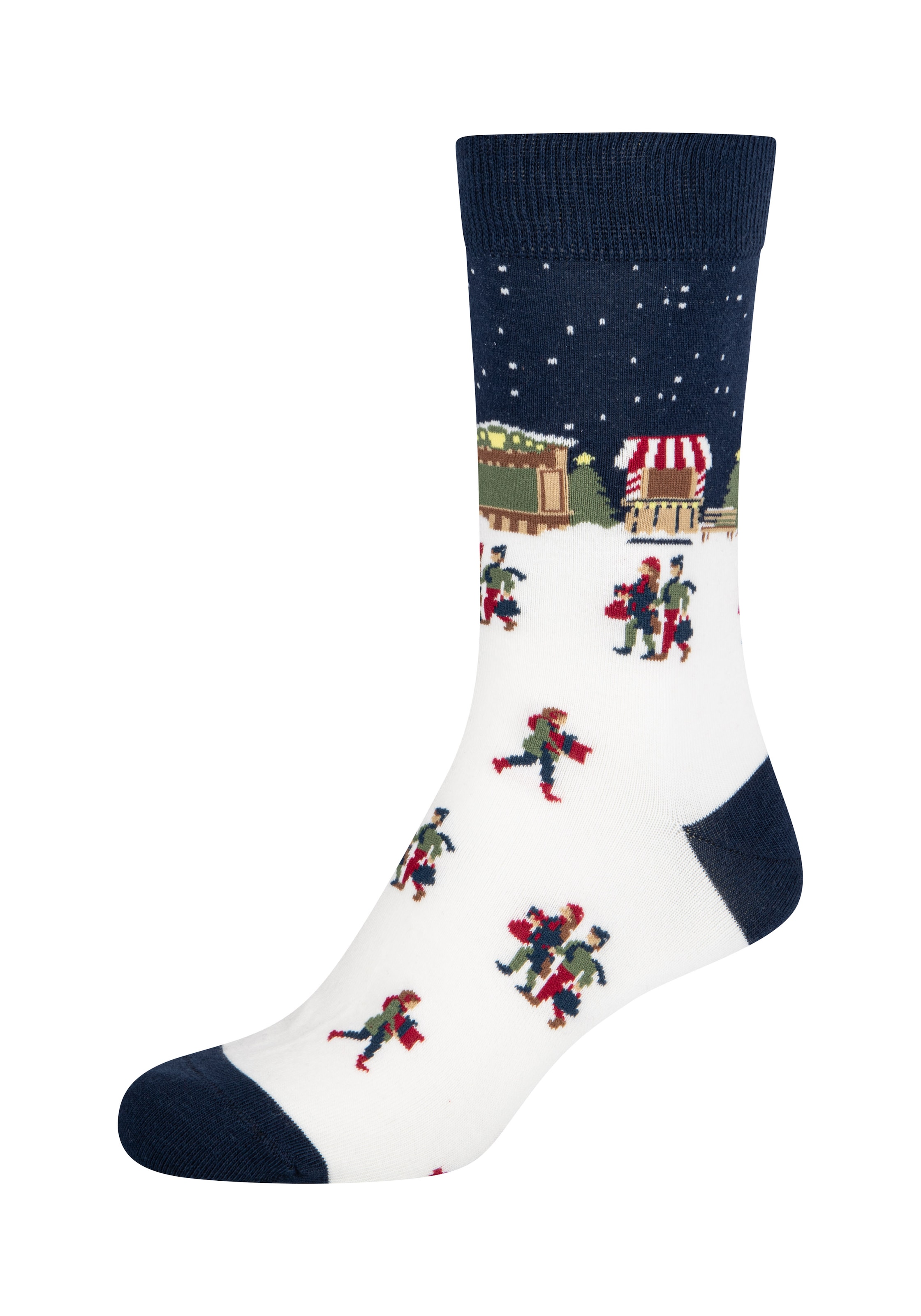 Flip Sox Socken 3 Paar,  aus gekämmter Baumwolle, mit feinem Maschenbild