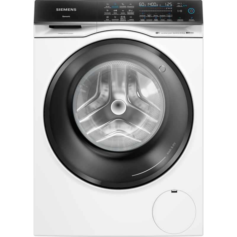 SIEMENS Waschtrockner »WN54C2A40« iQ700 10, 5 kg /6 kg 70 dB(A) weiß Remote Monitoring: behalte alles im Blick, egal wo du bist.