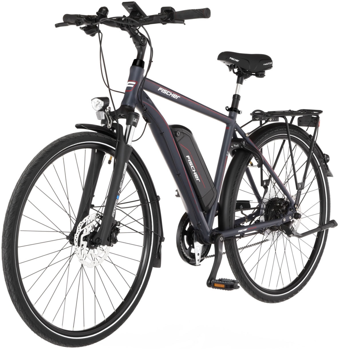 FISCHER Fahrrad E-Bike »VIATOR 2.0 Herren 422«, 8 Gang, Shimano, Acera, Pedelec, Elektrofahrrad für Herren