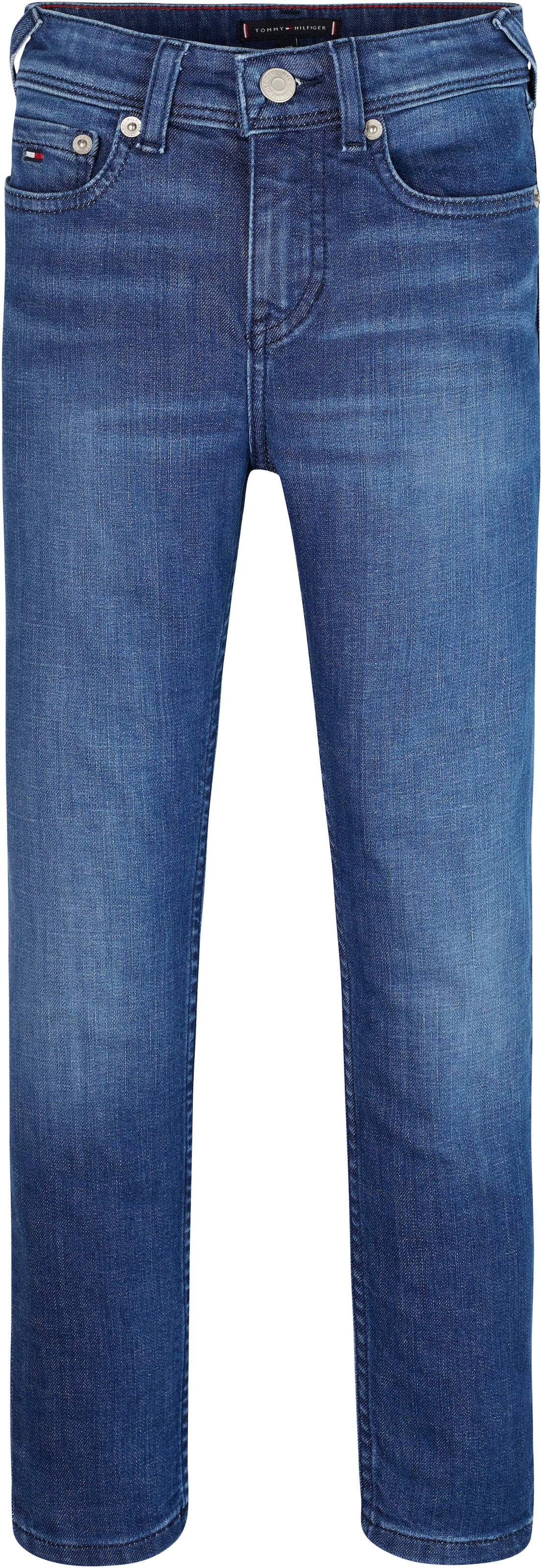 Tommy Hilfiger Slim-fit-Jeans »SCANTON DARK Y Logostickerei mit WASH«, kaufen
