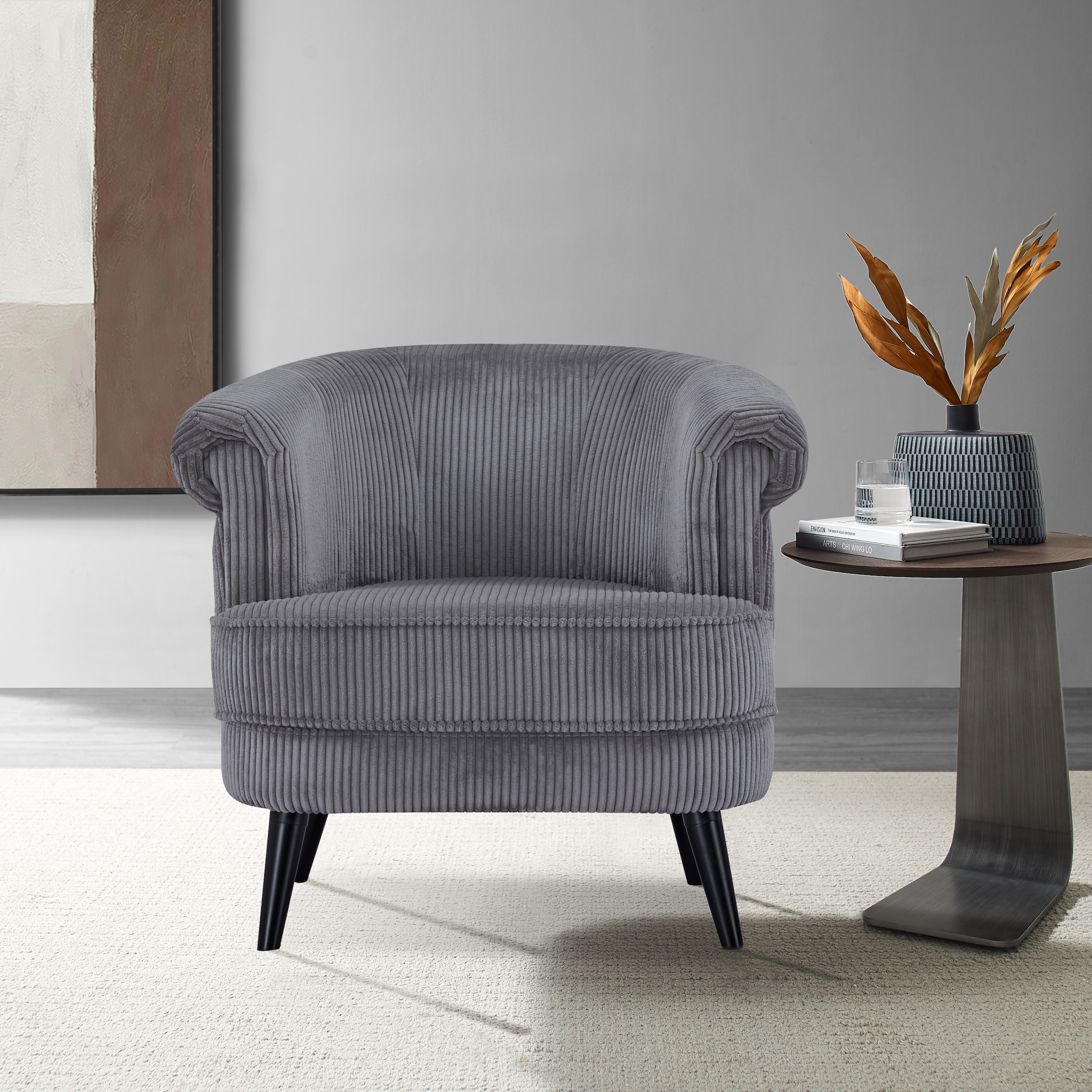 INOSIGN Sessel »HUTSELL in Cord und Webstoff, TV-Sessel oder Relax-Sessel«, passt in jedes Wohnzimmer