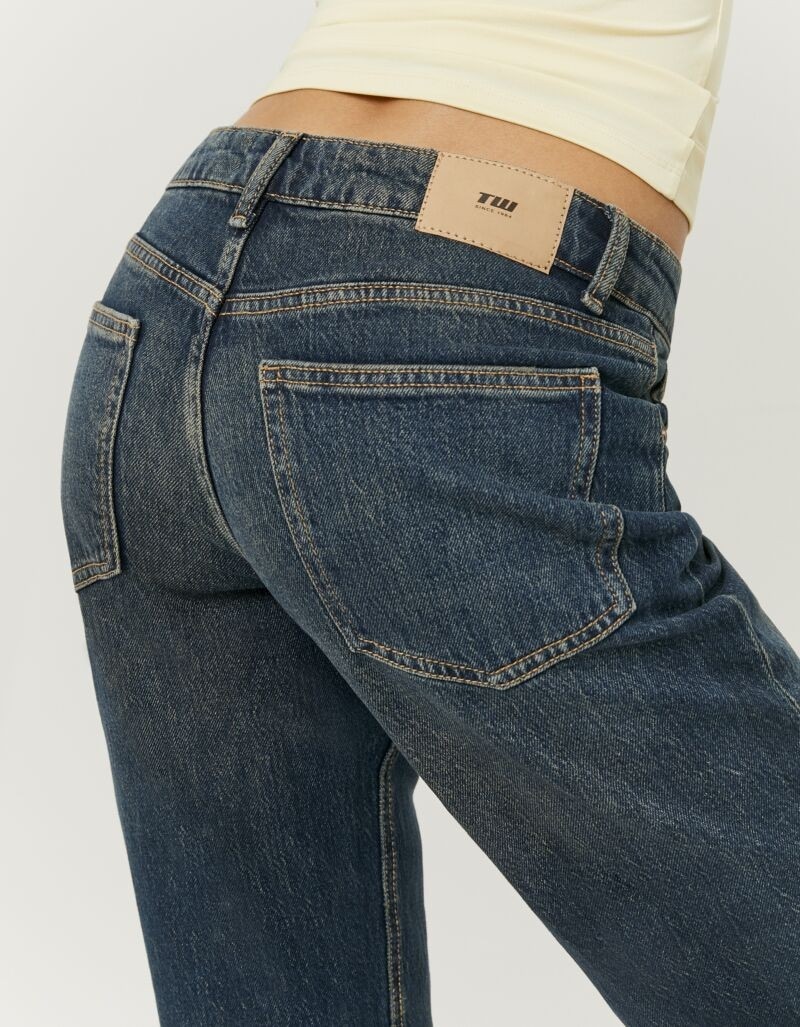 Tally Weijl Straight-Jeans »SPADEPOLKIS« elastisch, tief geschnitten mit geradem Beinverlauf