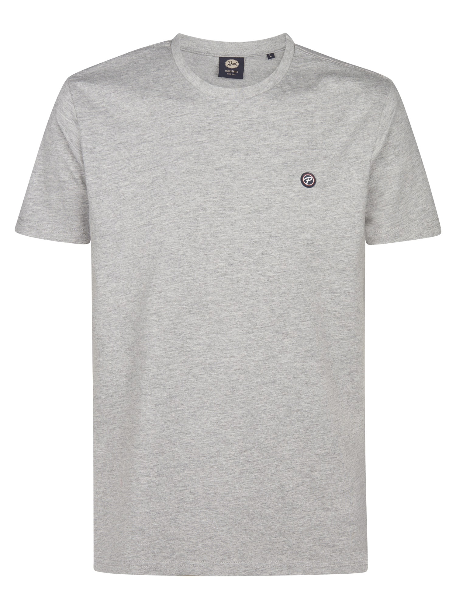 Petrol Industries Rundhalsshirt mit Logo Stickerei