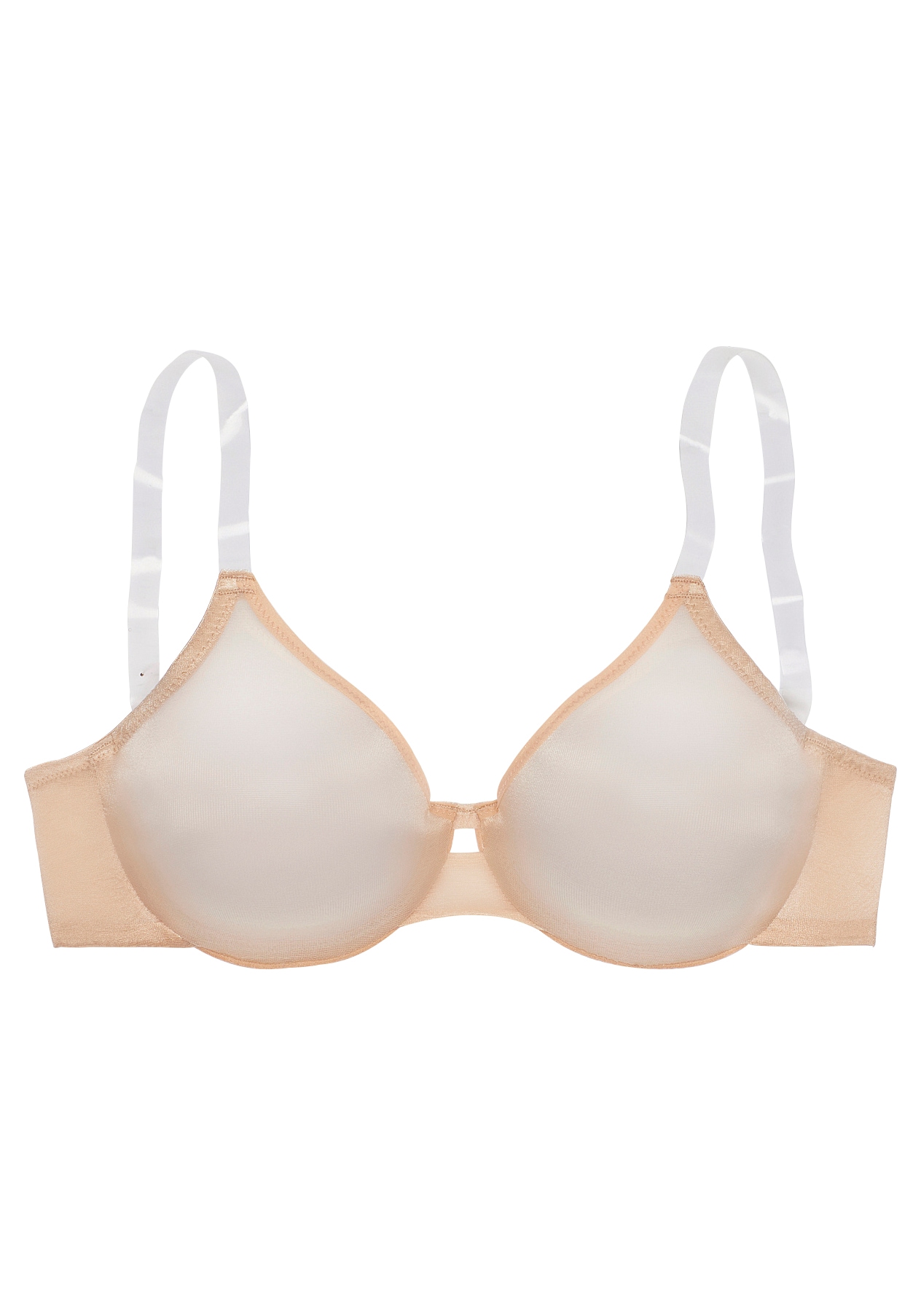 LASCANA T-Shirt-BH, in transparenter Optik, Basic Dessous