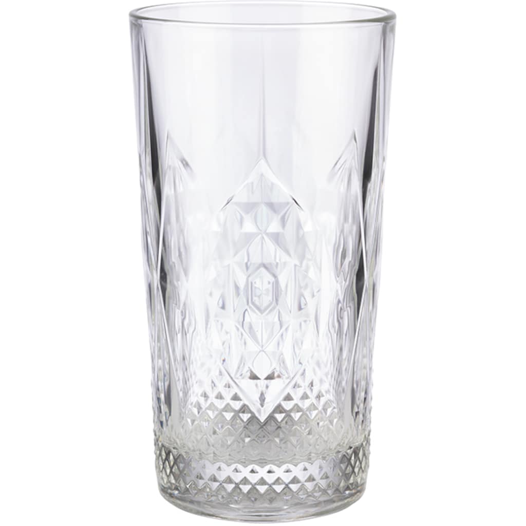Buddy's Longdrinkglas »Buddy´s Bar«, (Set, 6 tlg.), 6er Set Trink-, Wasser-, Longdrinkgläser, Highball, Glas, 490 ml