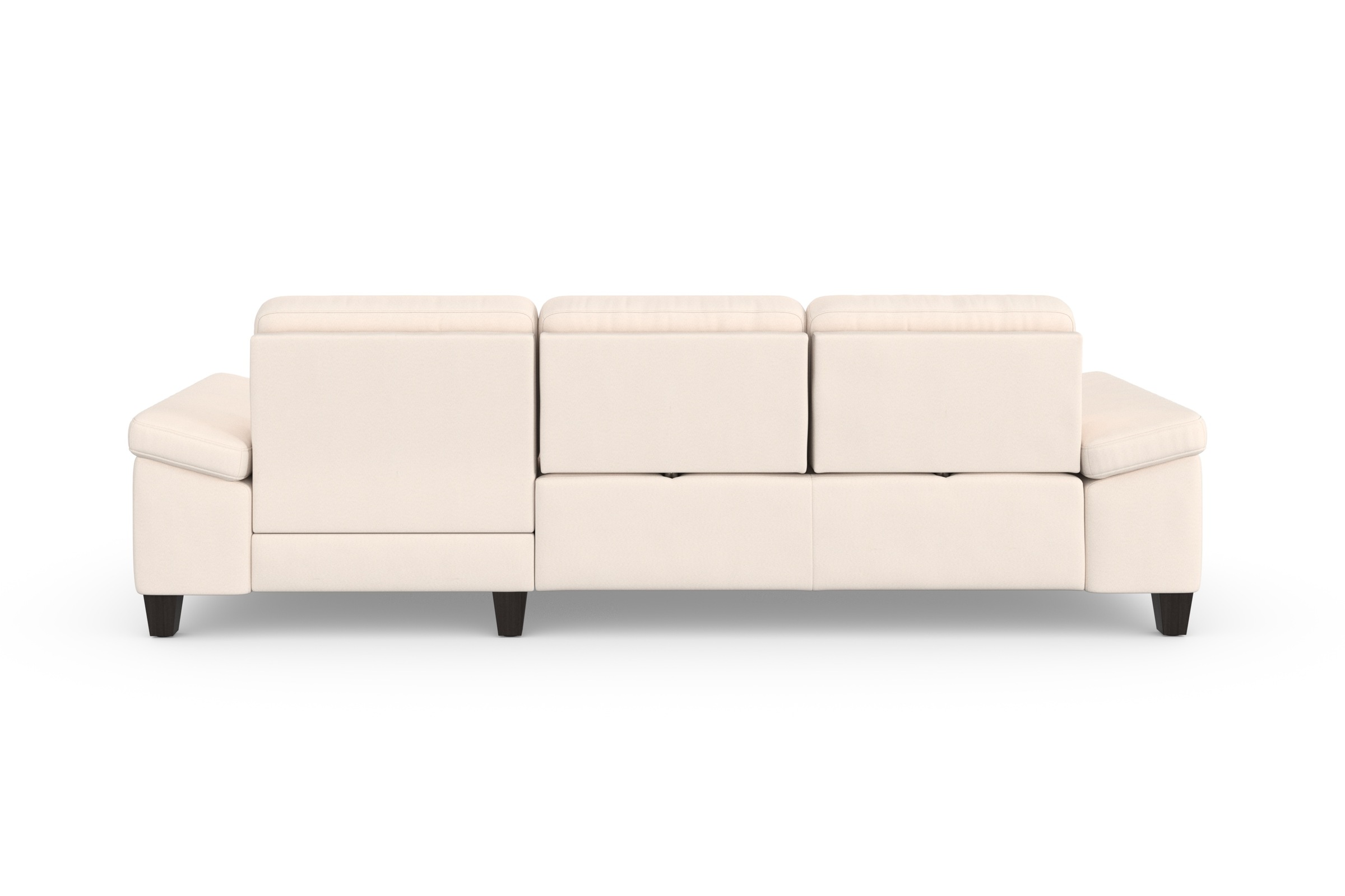 sit&more Ecksofa »Westham L-Form«, Recamiere, mit oder ohne Bettfunktion, Bettkasten, Füße wengefarben