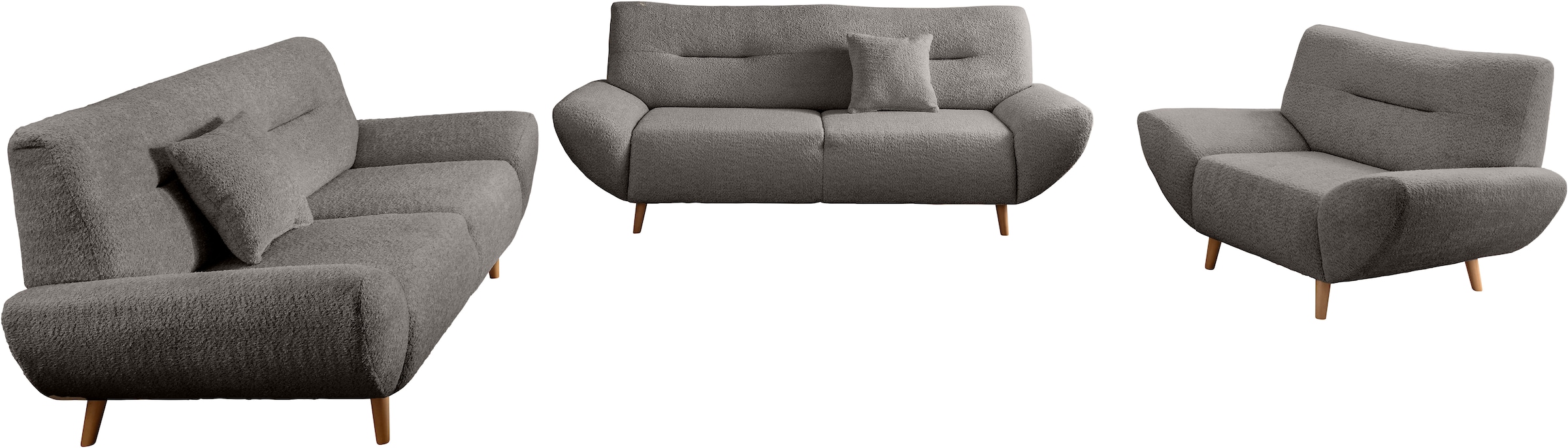 Home affaire Polstergarnitur »DRAGO« 3 tlg. tlg. günstig online kaufen