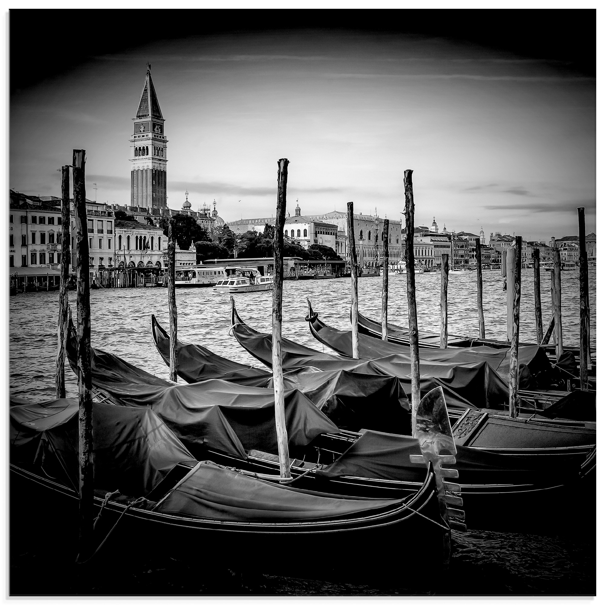 Artland Glasbild »Venedig Canal Grande & Markusturm II«, Italien, (1 St.), günstig online kaufen