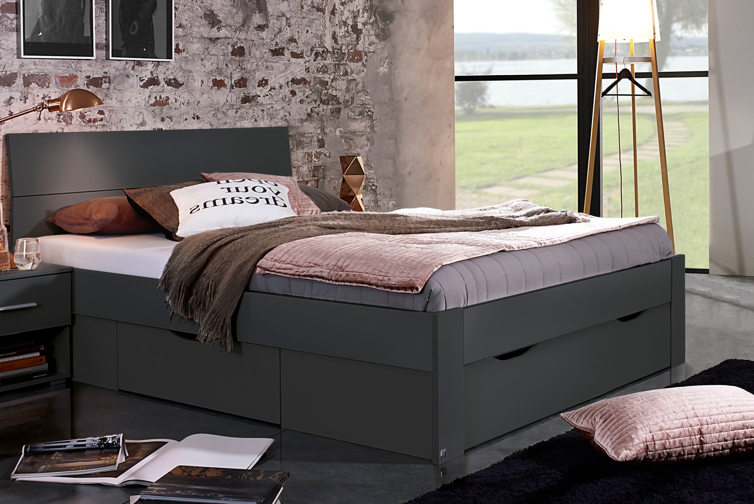 rauch Bett »Einzelbett Doppelbett Stauraum FLEXX Breiten 90/140/180 cm« Ein günstig online kaufen