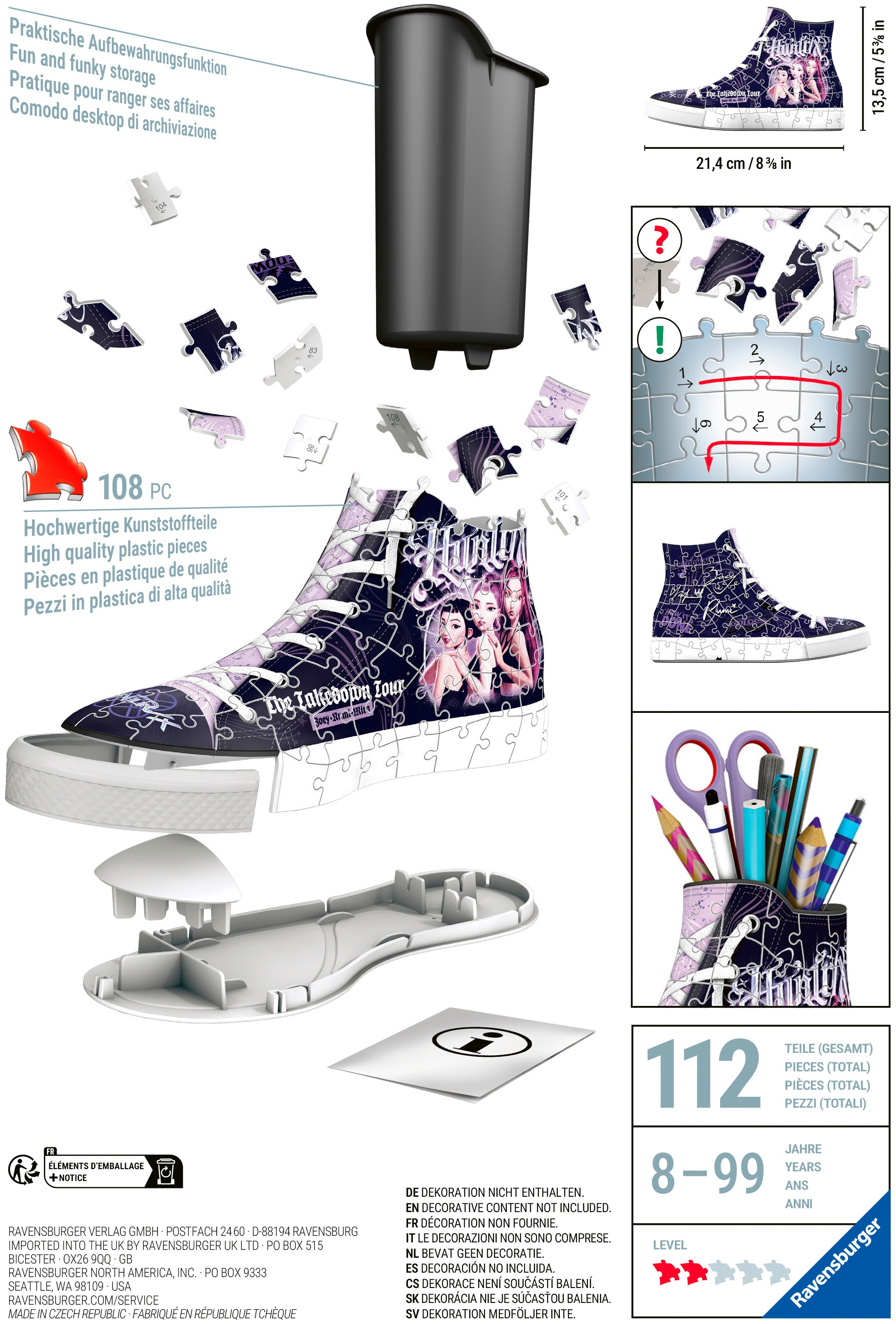 Ravensburger 3D-Puzzle »Sneaker K-Pop Demon Hunters« Made in Europe