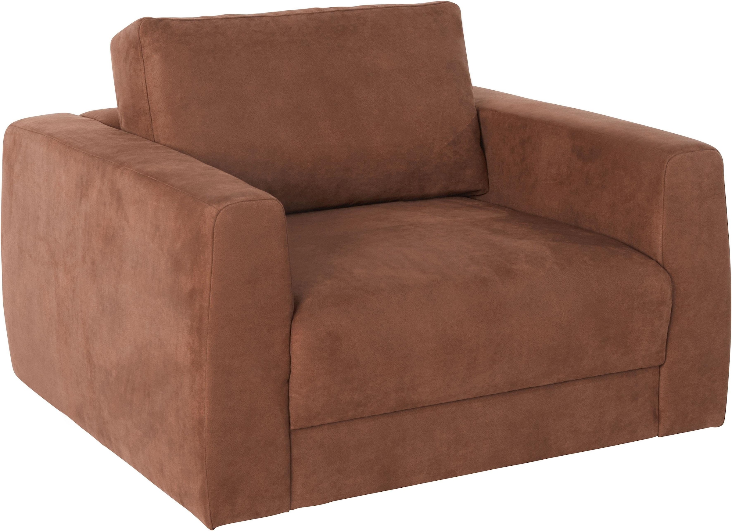 Home affaire Sessel »Hobro Loungesessel« in 3 Bezugsqualitäten in vielen Fa günstig online kaufen