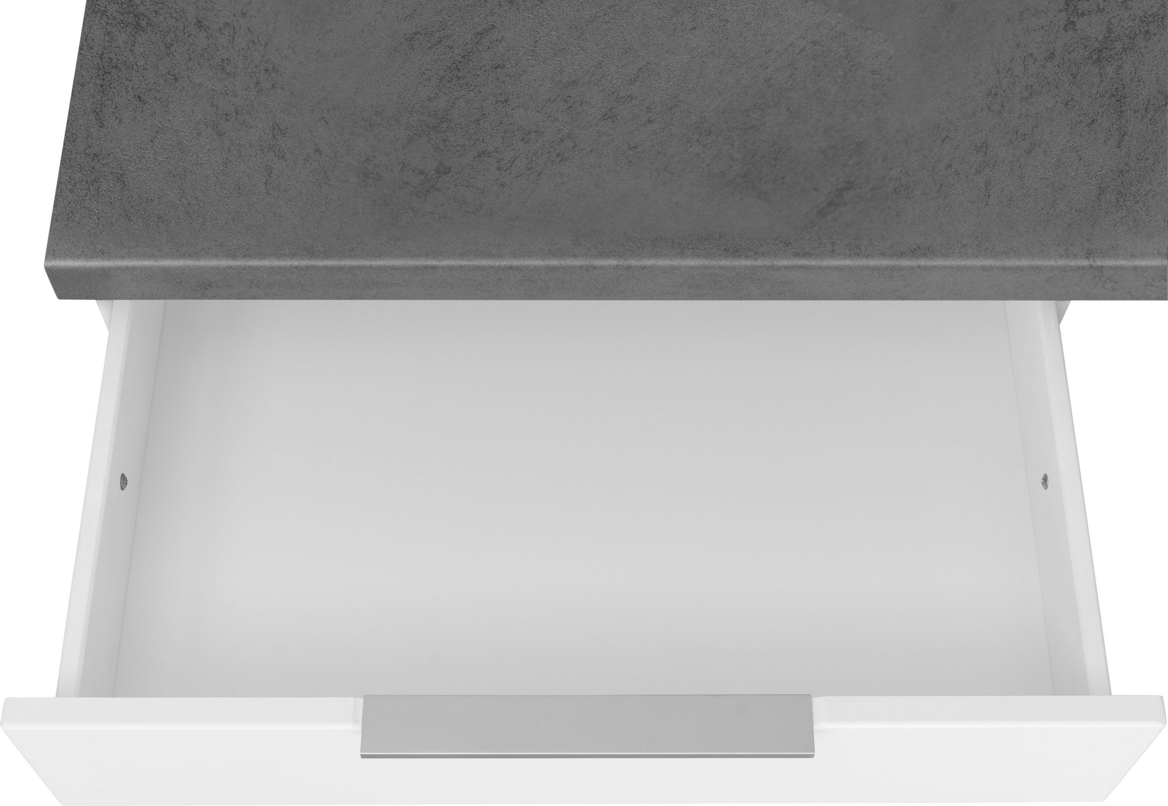 KOCHSTATION Winkelküche »KS-Luhe«, Stellbreite 240x180 cm, wahlweise mit oder ohne E-Geräten, MDF-Fronten