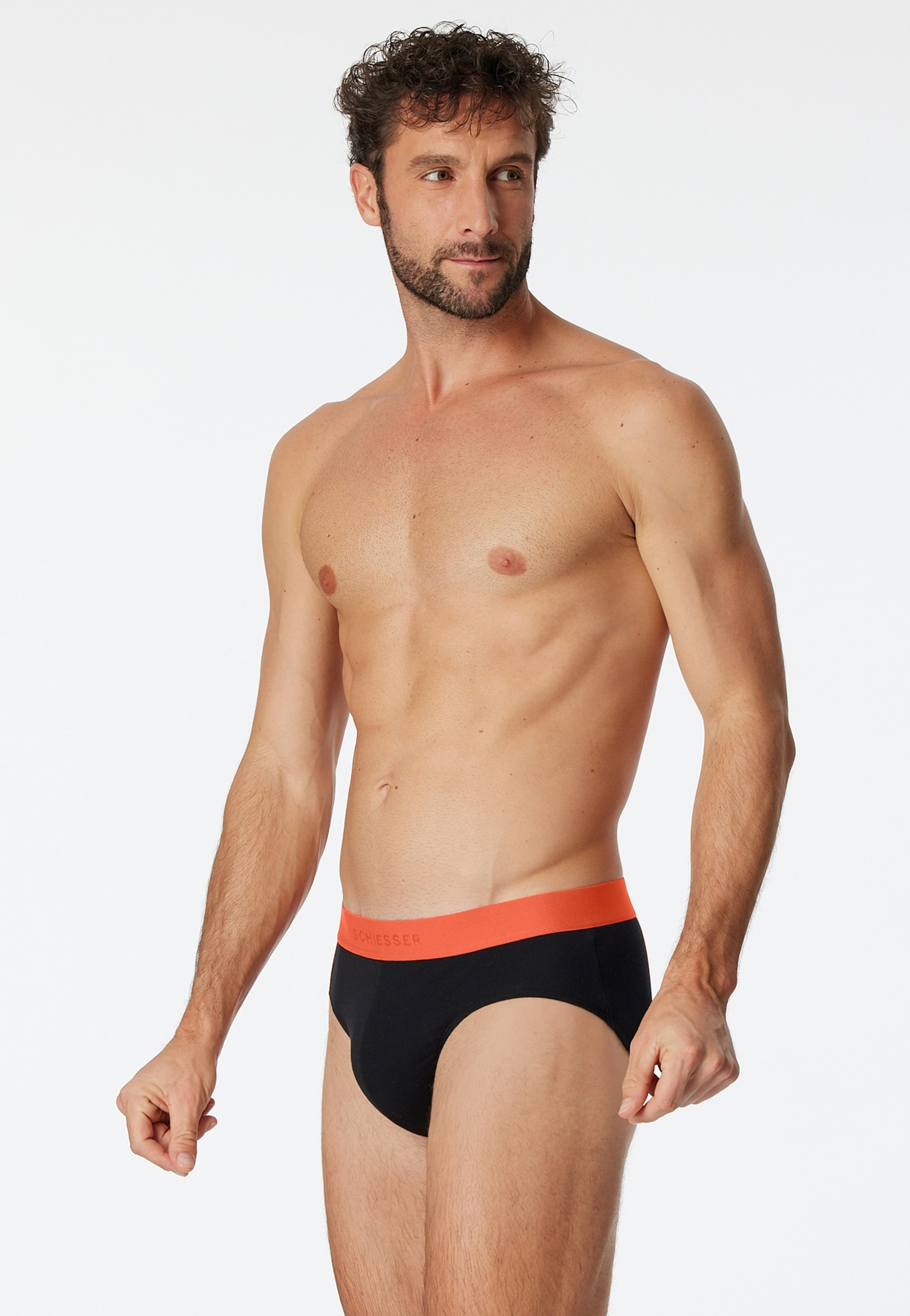 Schiesser Rioslip »95/5 Multipacks«, (3er Pack), mit sportlichem Logo-Webgummibund