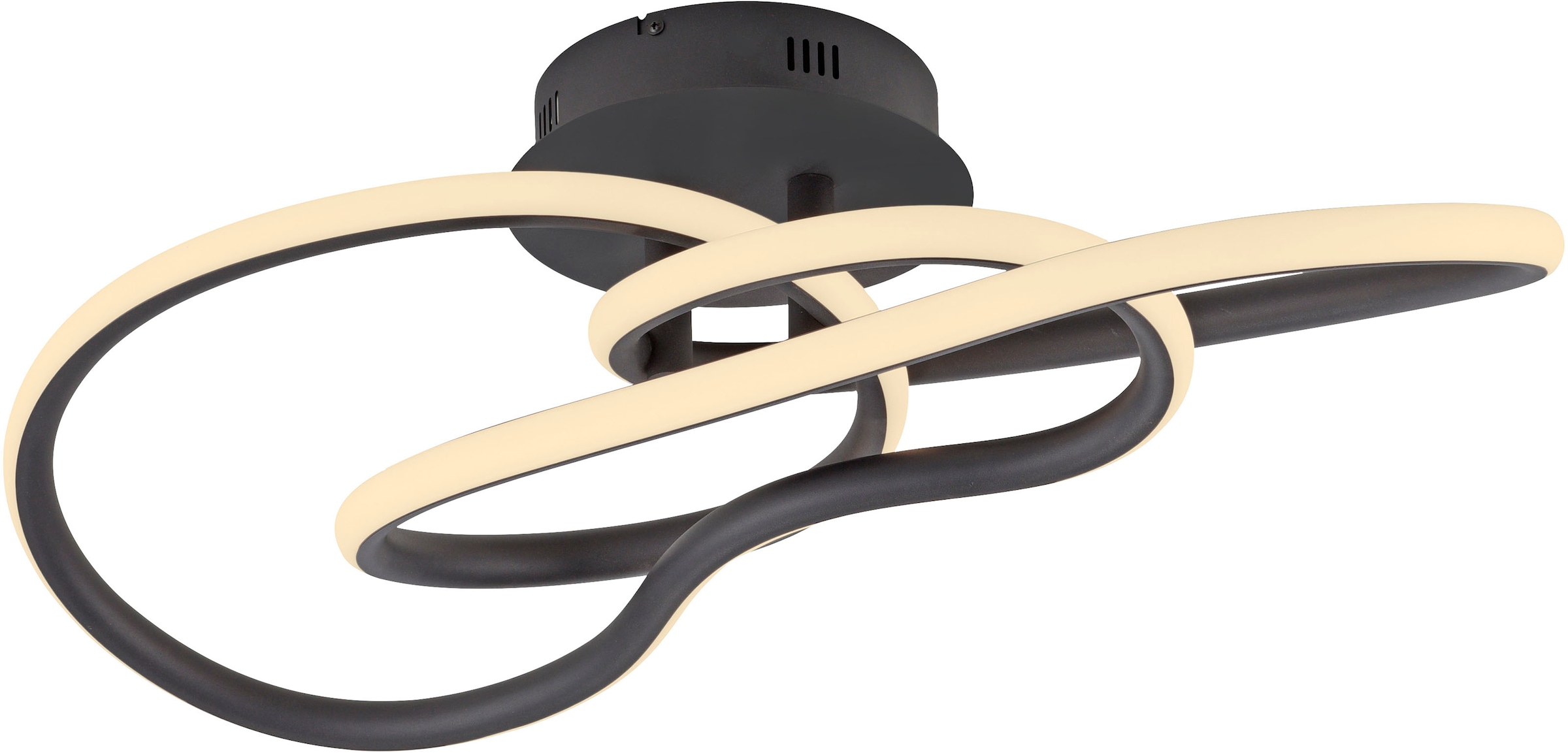 Paul Neuhaus LED Deckenleuchte »TWIST« LED-Board 1 Stk. Warmweiß Stufenlos günstig online kaufen