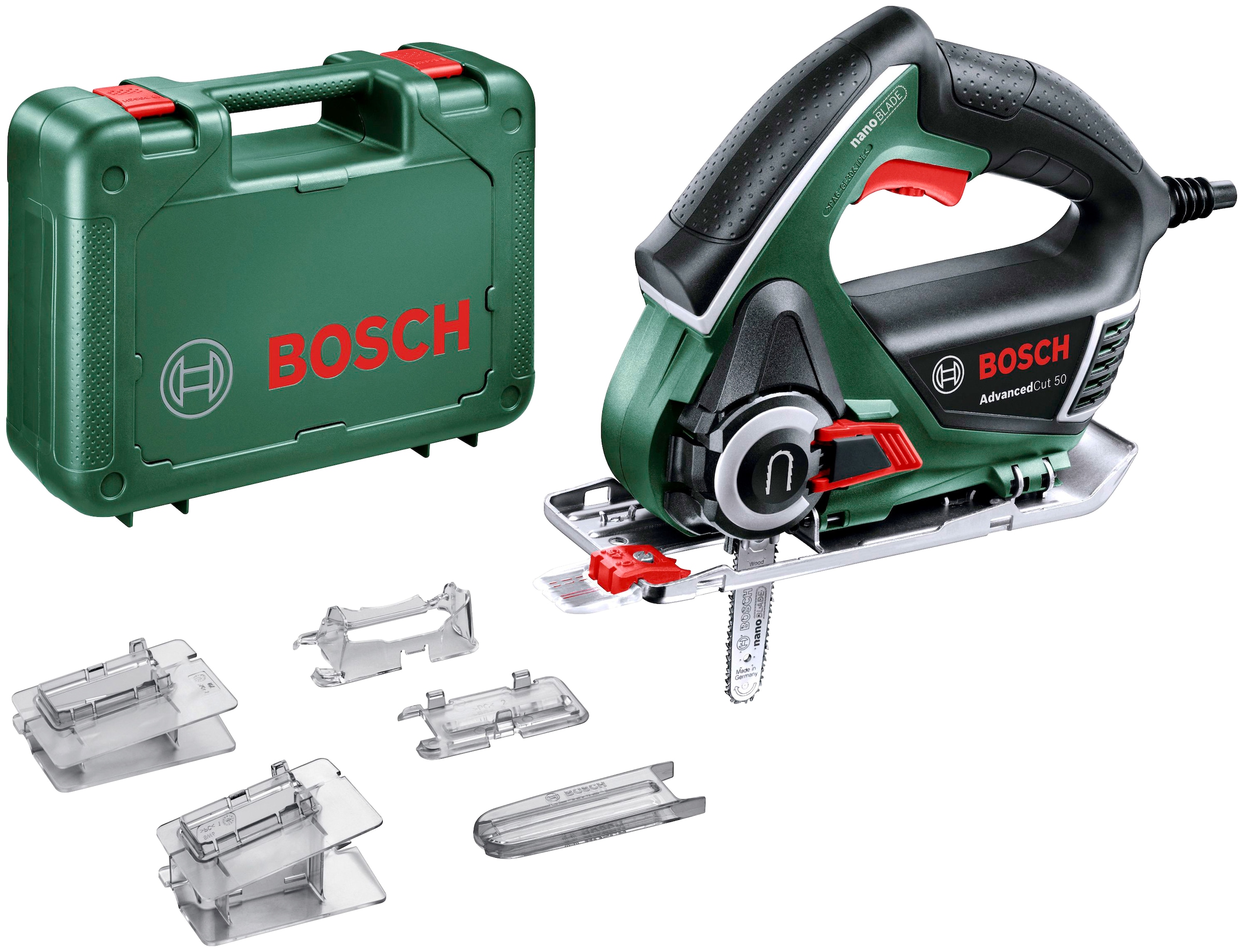 Bosch Home & Garden Multifunktionssäge »AdvancedCut 50 nanoBLADE-Säge«, (Set), 500 W, inkl. Zubehör