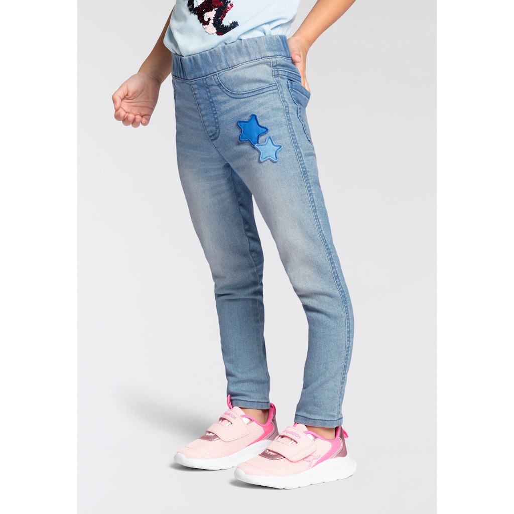 KIDSWORLD Jeansjeggings »für kleine Mädchen«