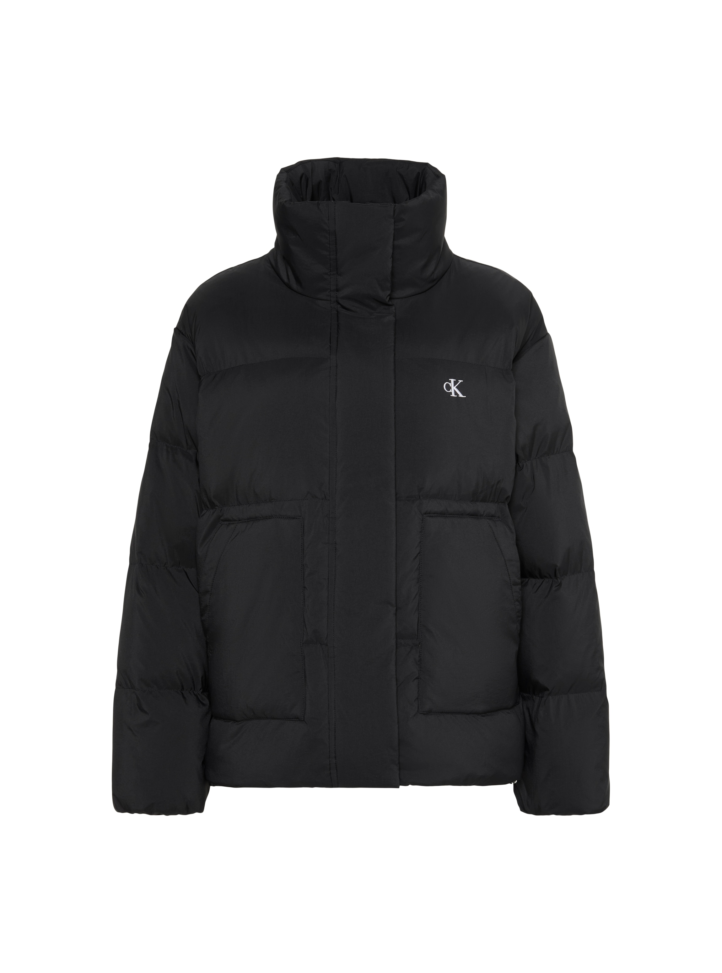 Calvin Klein Steppjacke »RELAXED STAND COLLAR DOWN« ohne Kapuze Regular fit mit Stehkragen