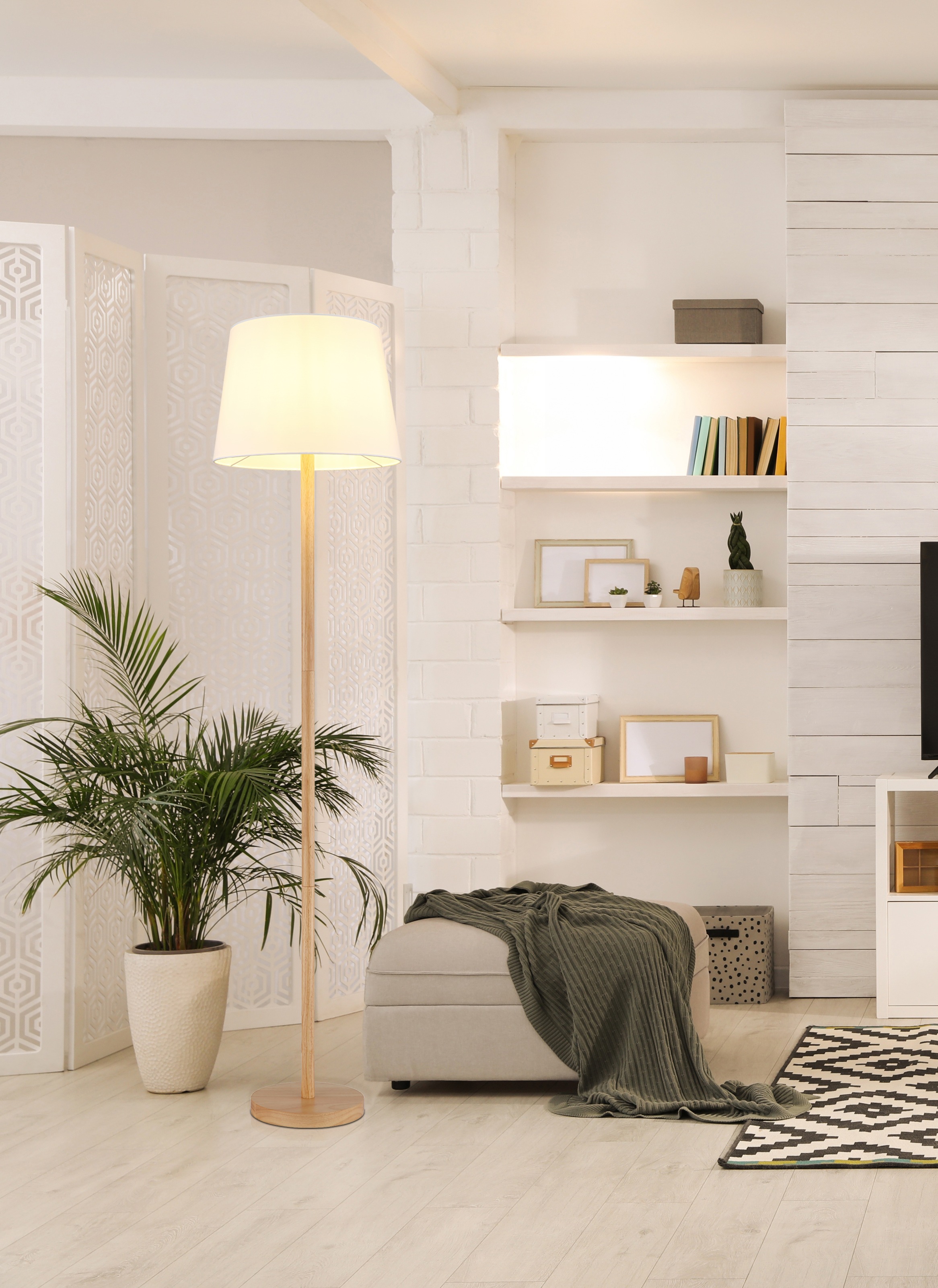 NOWA LED Stehlampe »JORIS«, 1 flammig, Leuchtmittel E27   ohne Leuchtmittel günstig online kaufen