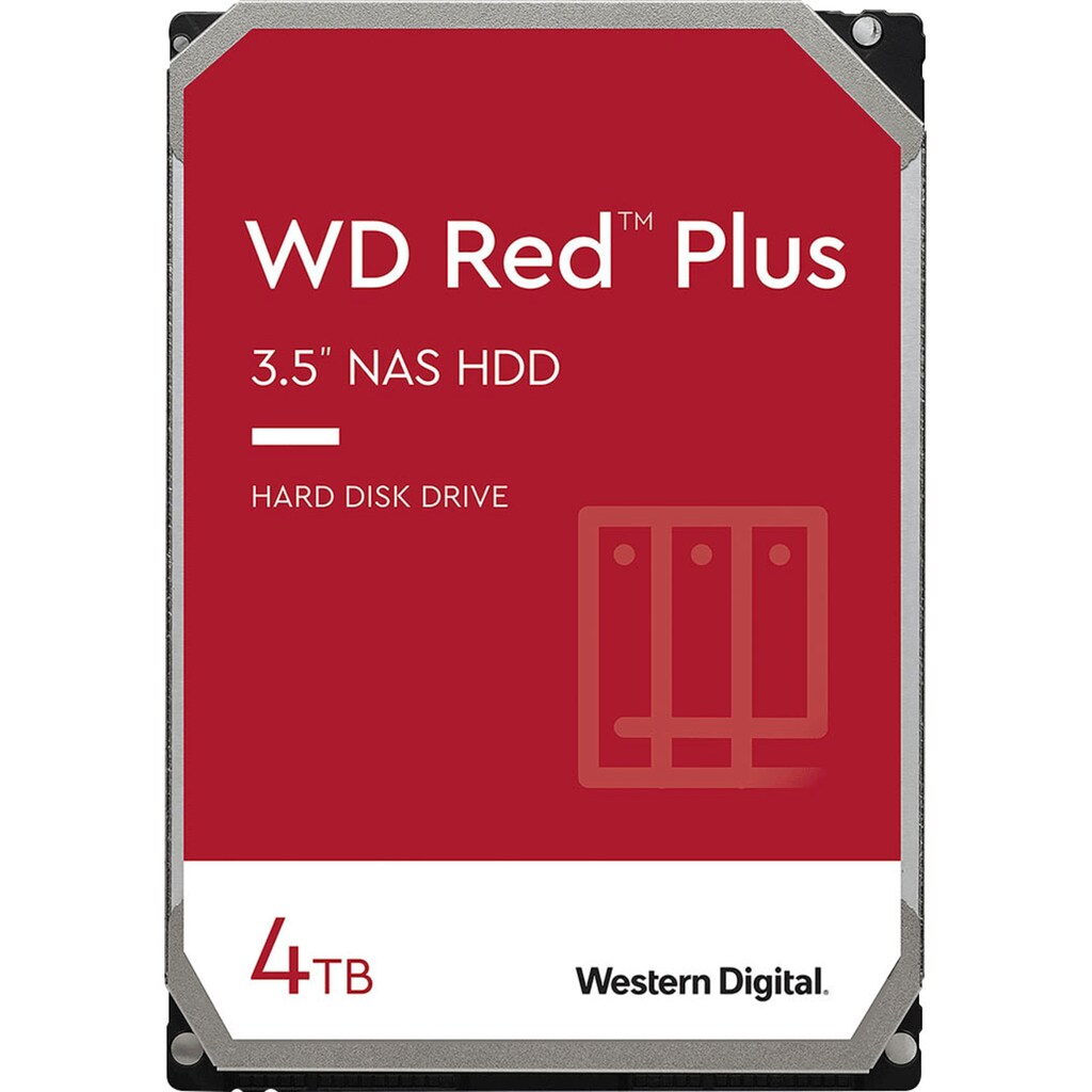 Western Digital HDD-NAS-Festplatte »WD Red™ Plus«, 3,5 Zoll, Anschluss SATA III