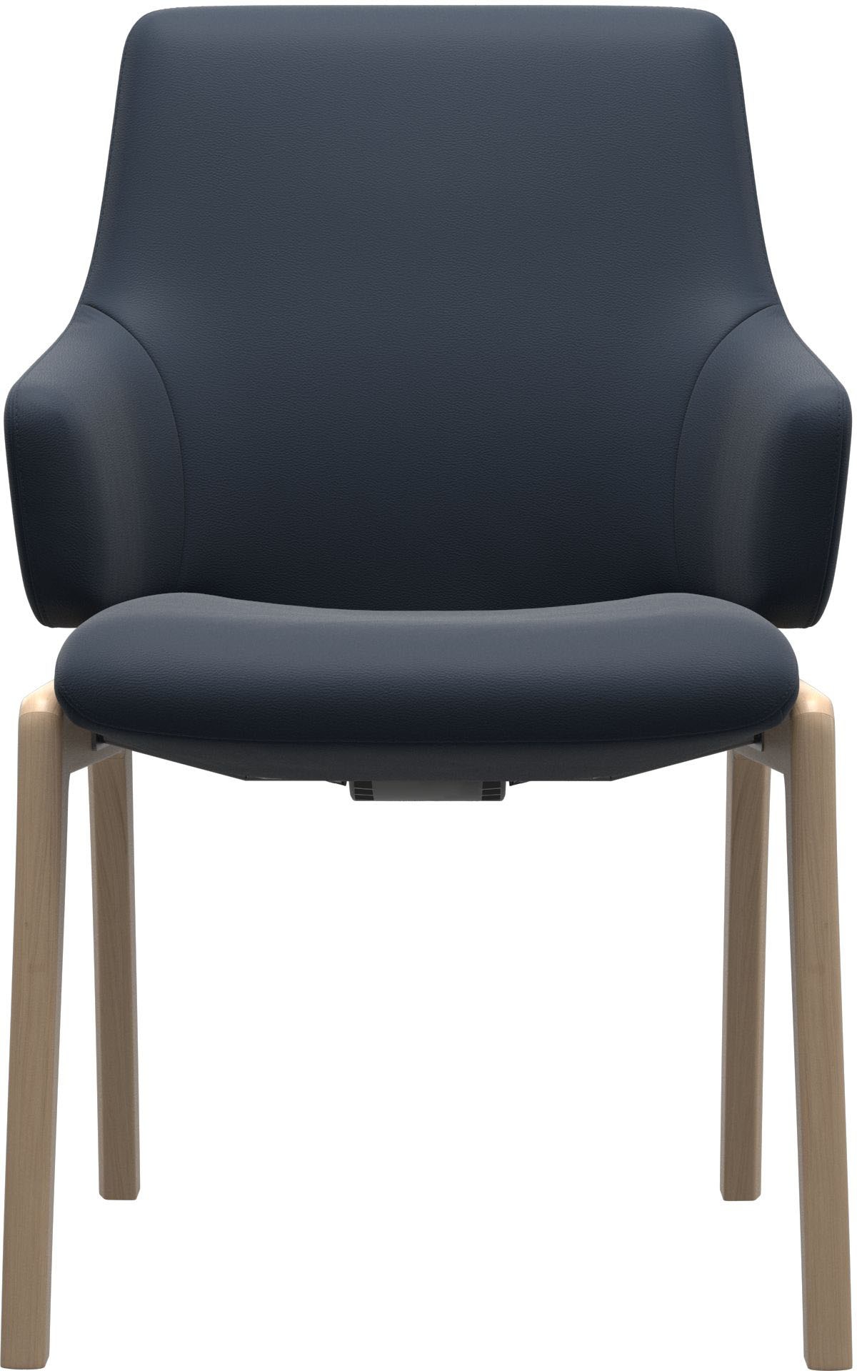 Stressless® Polsterstuhl »Laurel«, Leder PALOMA, Low Back mit Armlehne, Größe L, abgerundete Beine in Eiche gekalkt