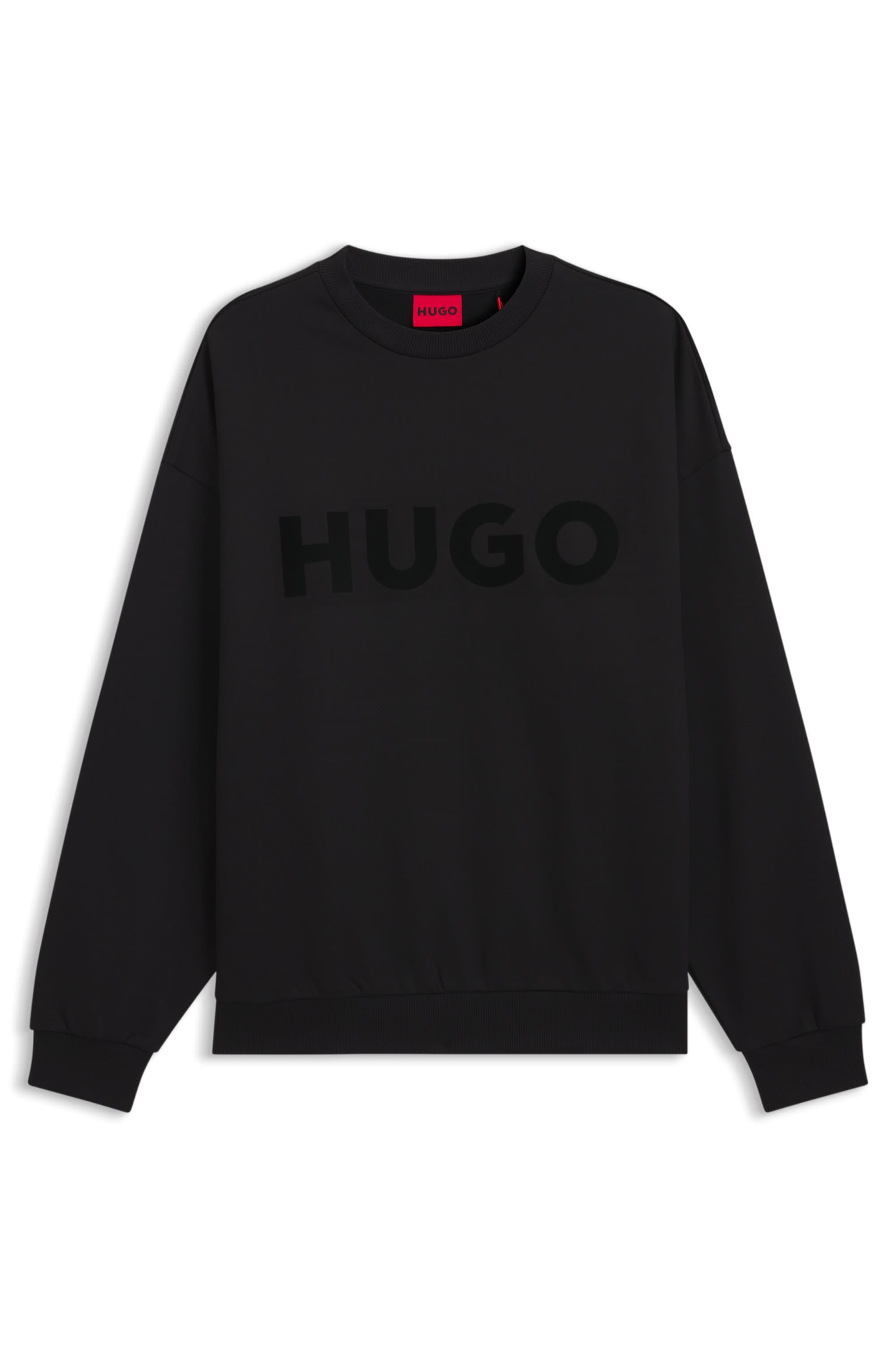 HUGO Sweatshirt »Dinex«, Rundhalsausschnitt, Oversize Fit, Logo-Druck
