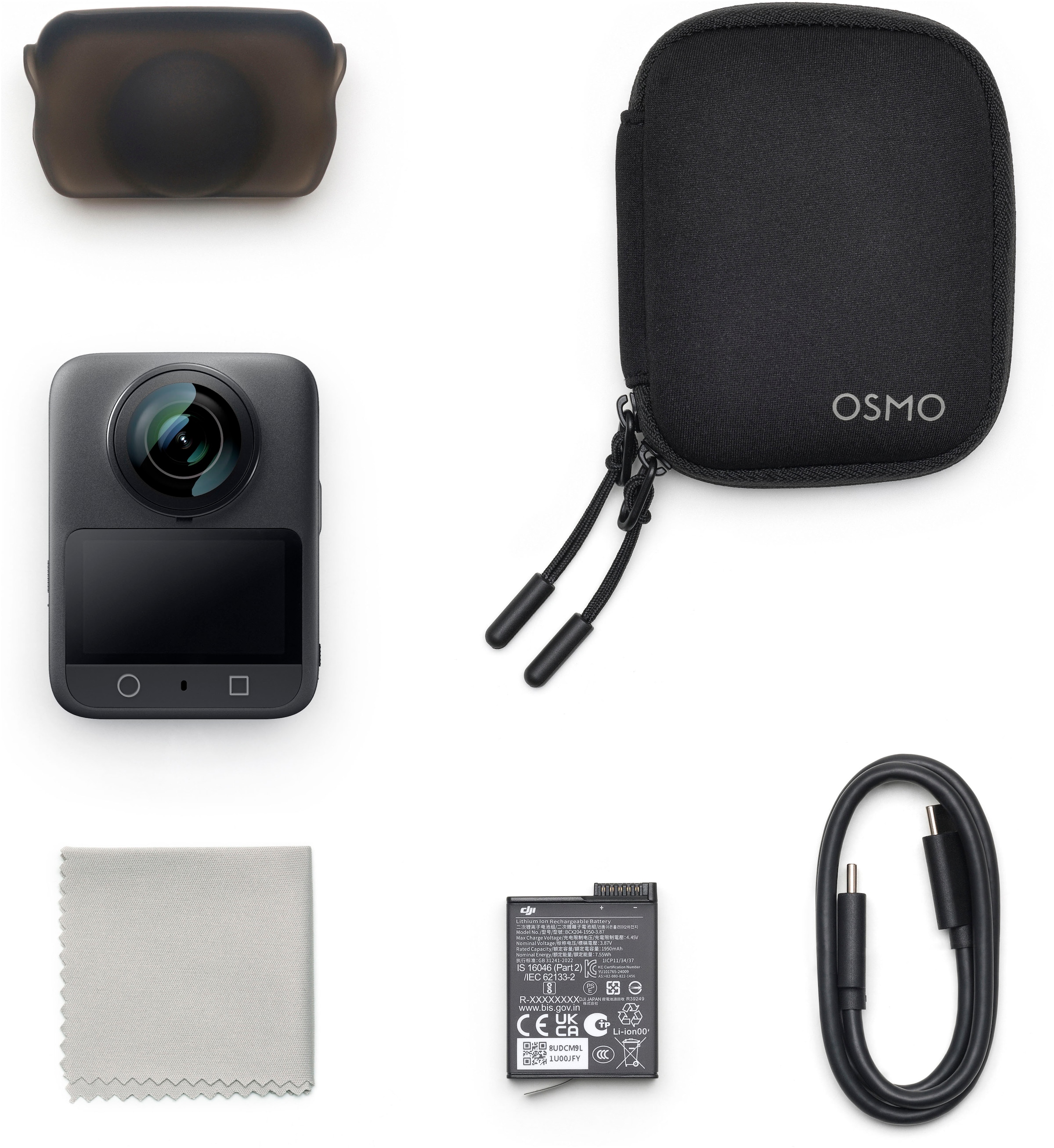 DJI 360°-Kamera »Osmo 360 Standard Combo«, 8K, Bluetooth-WLAN (Wi-Fi)