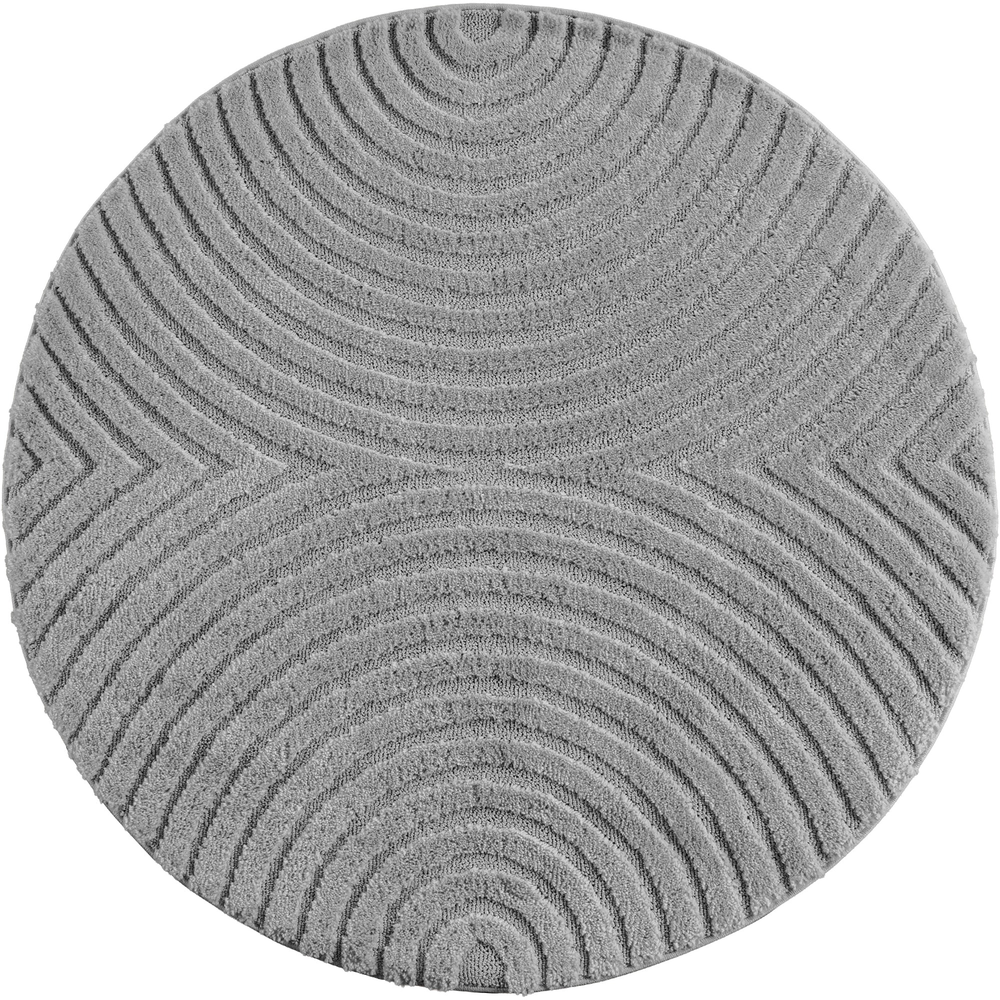 Ayyildiz Teppiche Teppich »ART 1122  , auch als Läufer und in Rund erhältlich« rund 8 mm Höhe Boho Design, 3D Optik, Struktur Hoch Tief, skandinavisch, Wohnzimmer