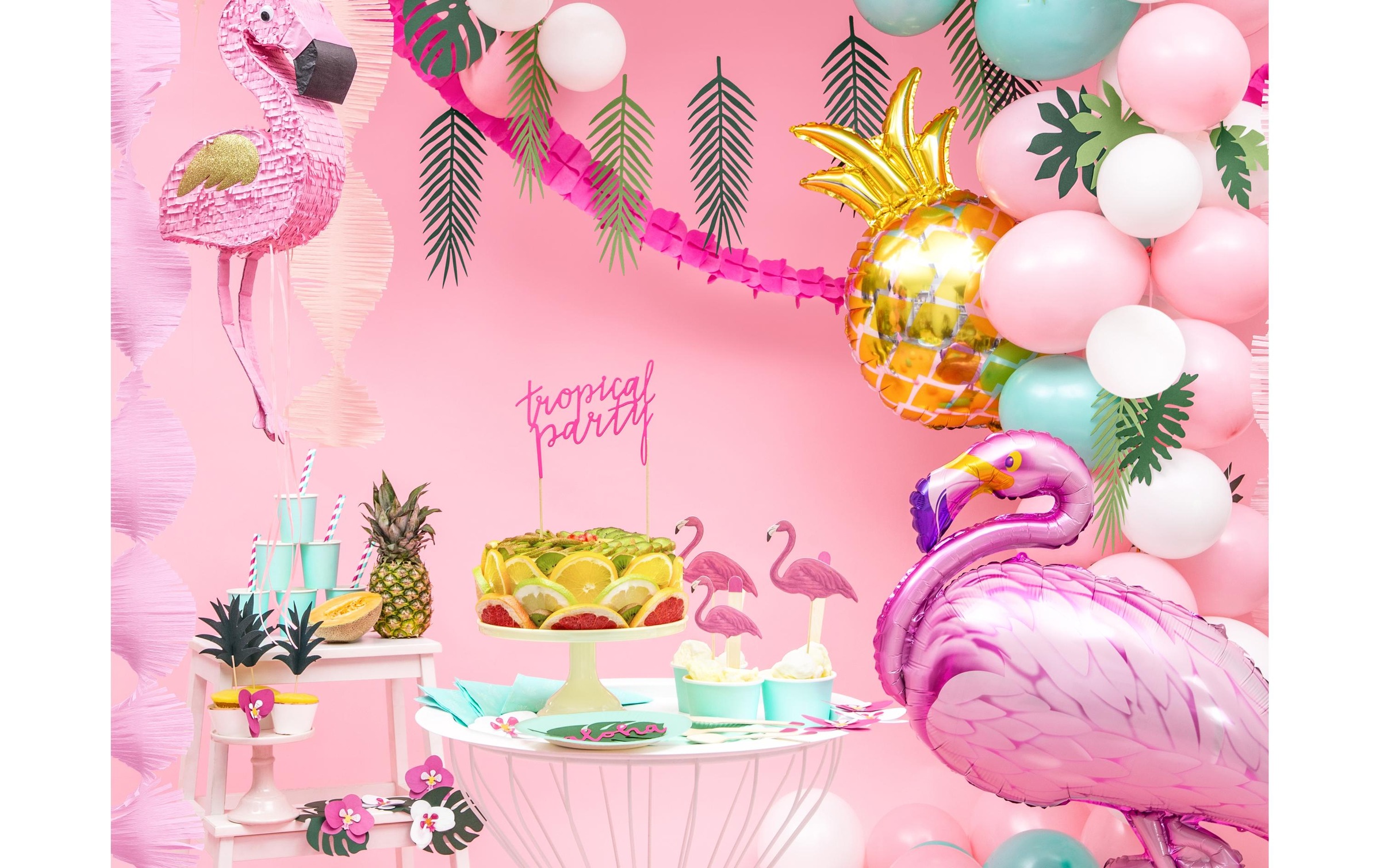 partydeco Girlande »Pinata Flamingo, 25 x 55«