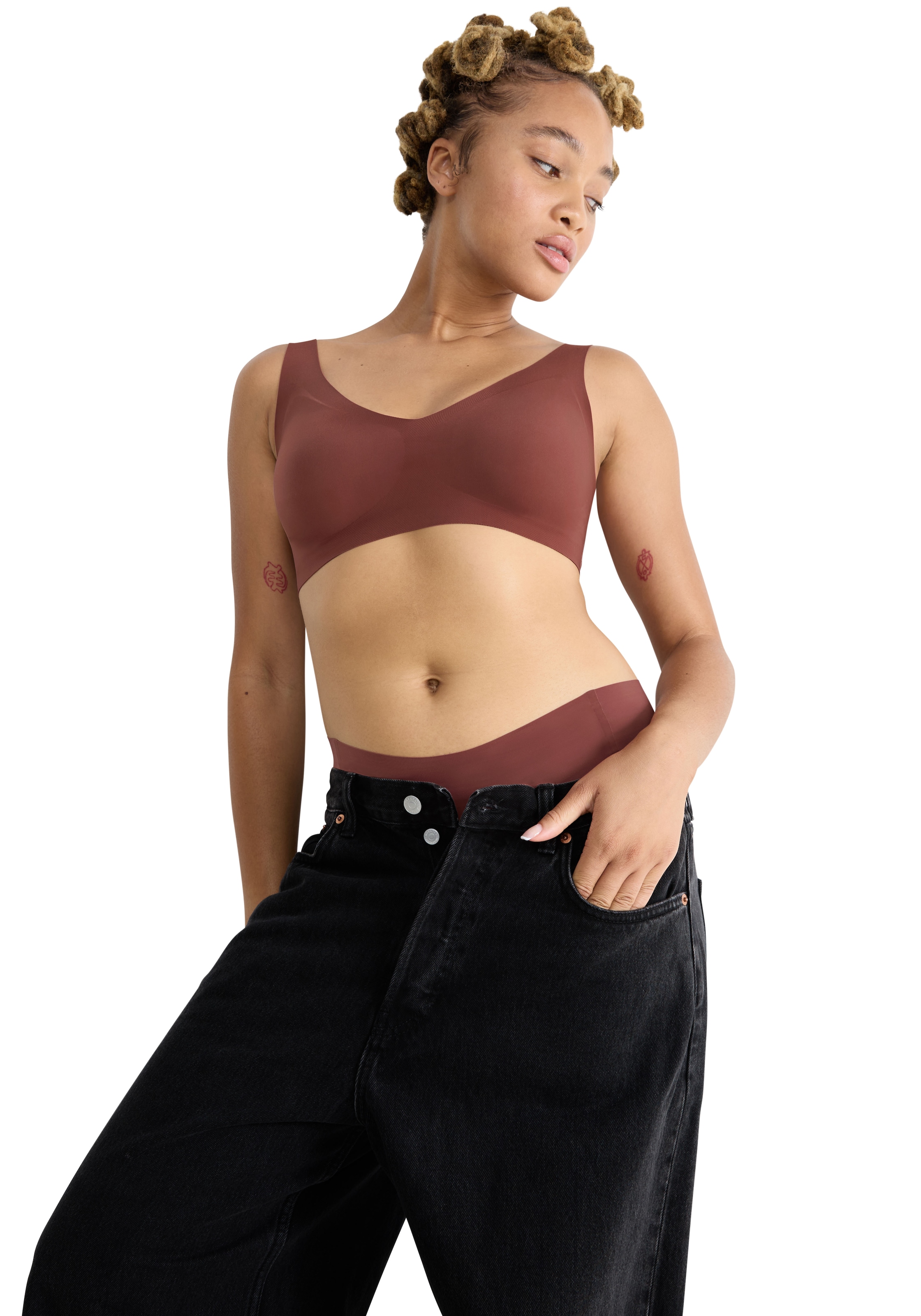 sloggi Bustier »NEU: ZERO Feel 2.0 Bralette«, nahtlos und unsichtbar