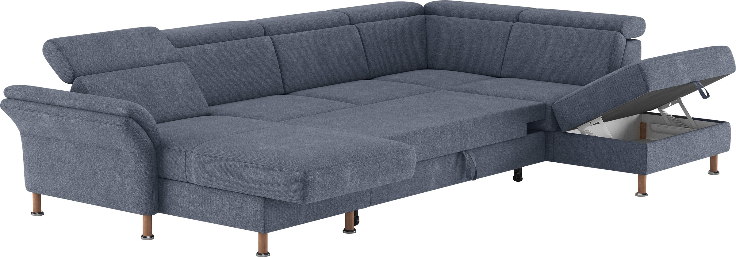Home affaire Wohnlandschaft »Calypso U-Form«, wahlweise mit motorischer Relaxfunktion