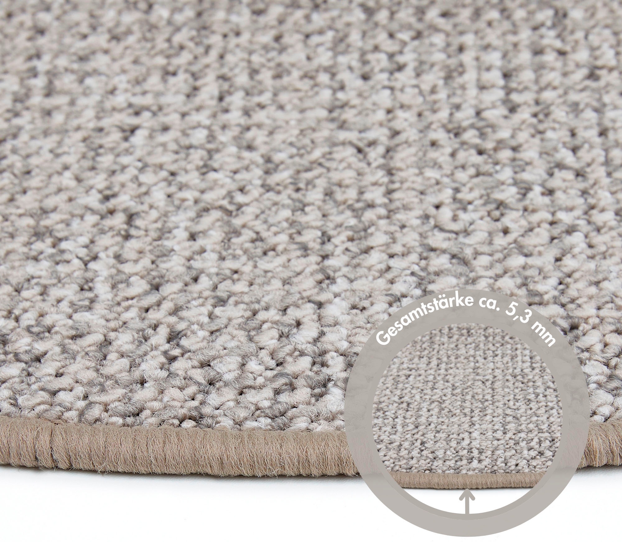 Andiamo Stufenmatte »Saragossa, Made in Netherlands«, halbrund, 6,5 mm Höhe günstig online kaufen
