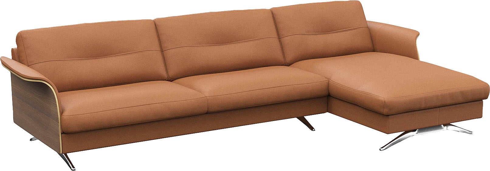 FLEXLUX Ecksofa »Glow Designsofa, bequem und komfortabel durch hochwertigen günstig online kaufen