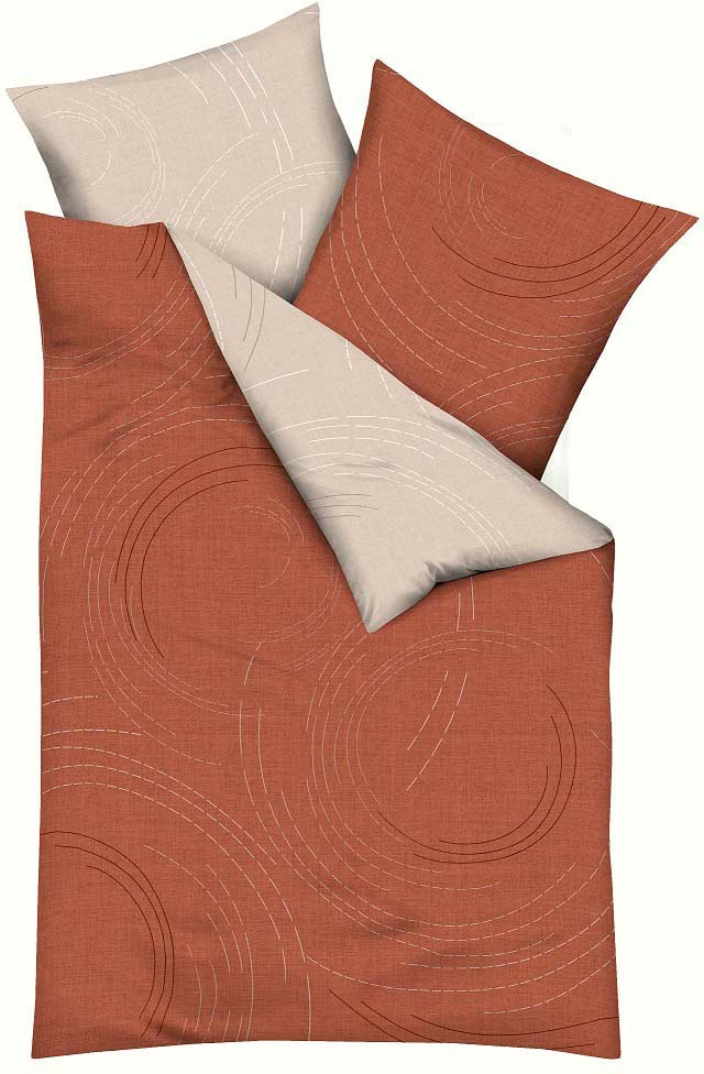 Kaeppel Wendebettwäsche »Jaro, in Gr. 135x200, 155x220 oder 200x200 cm«, mit Reißverschluss, 100% Baumwolle, Bettwäsche mit zeitlosem Design
