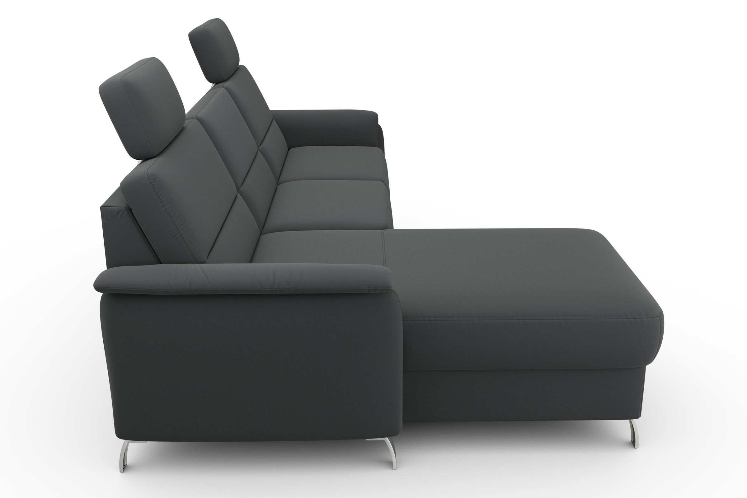 sit&more Ecksofa »Palmera L-Form«, Federkern, wahlweise mit Bettfunktion und mit/ohne Stauraum