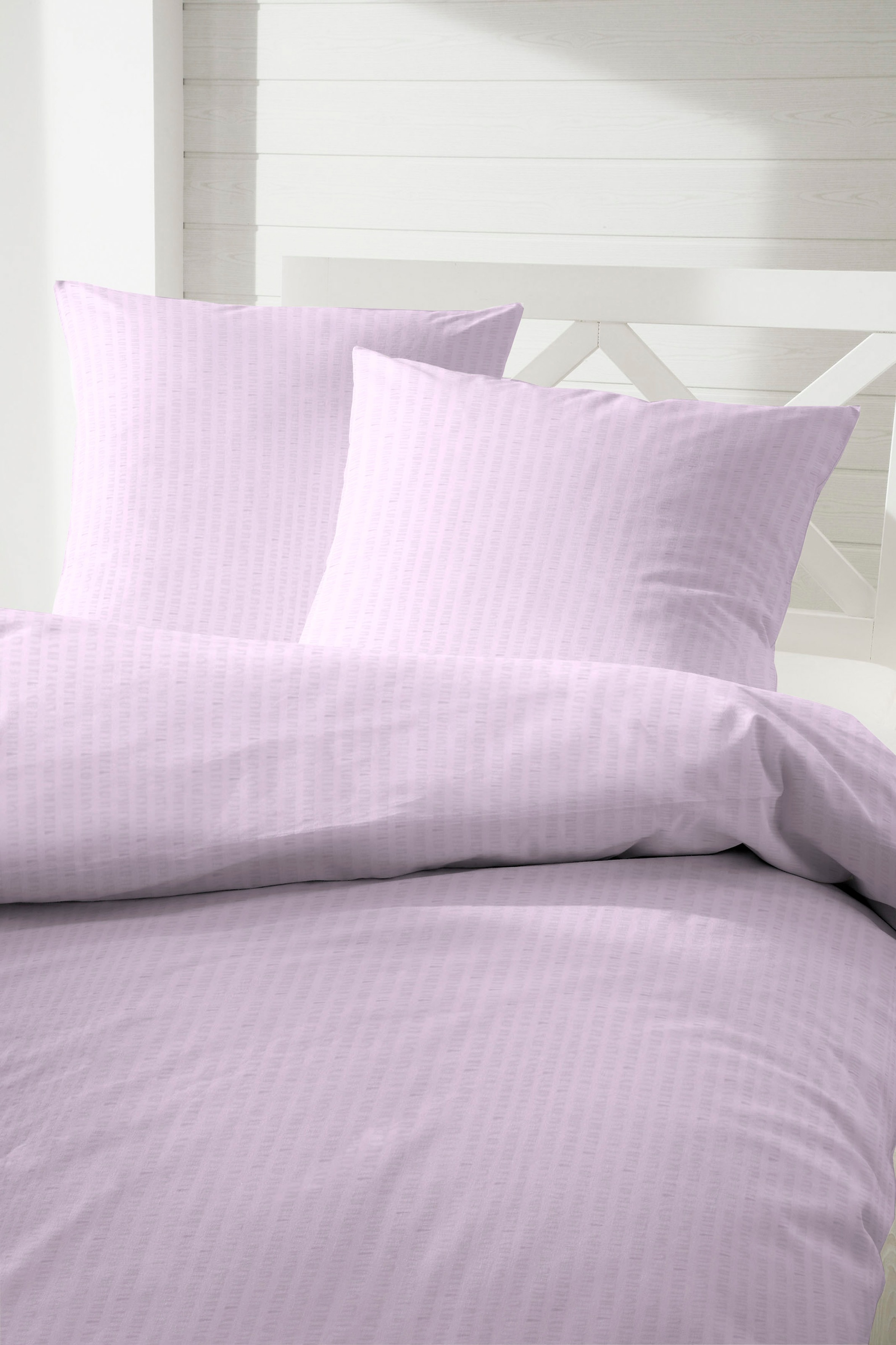 Primera Bettwäsche »Soft-Seersucker Bettwäsche Uni« 2 Stk. tlg. in sommerli günstig online kaufen