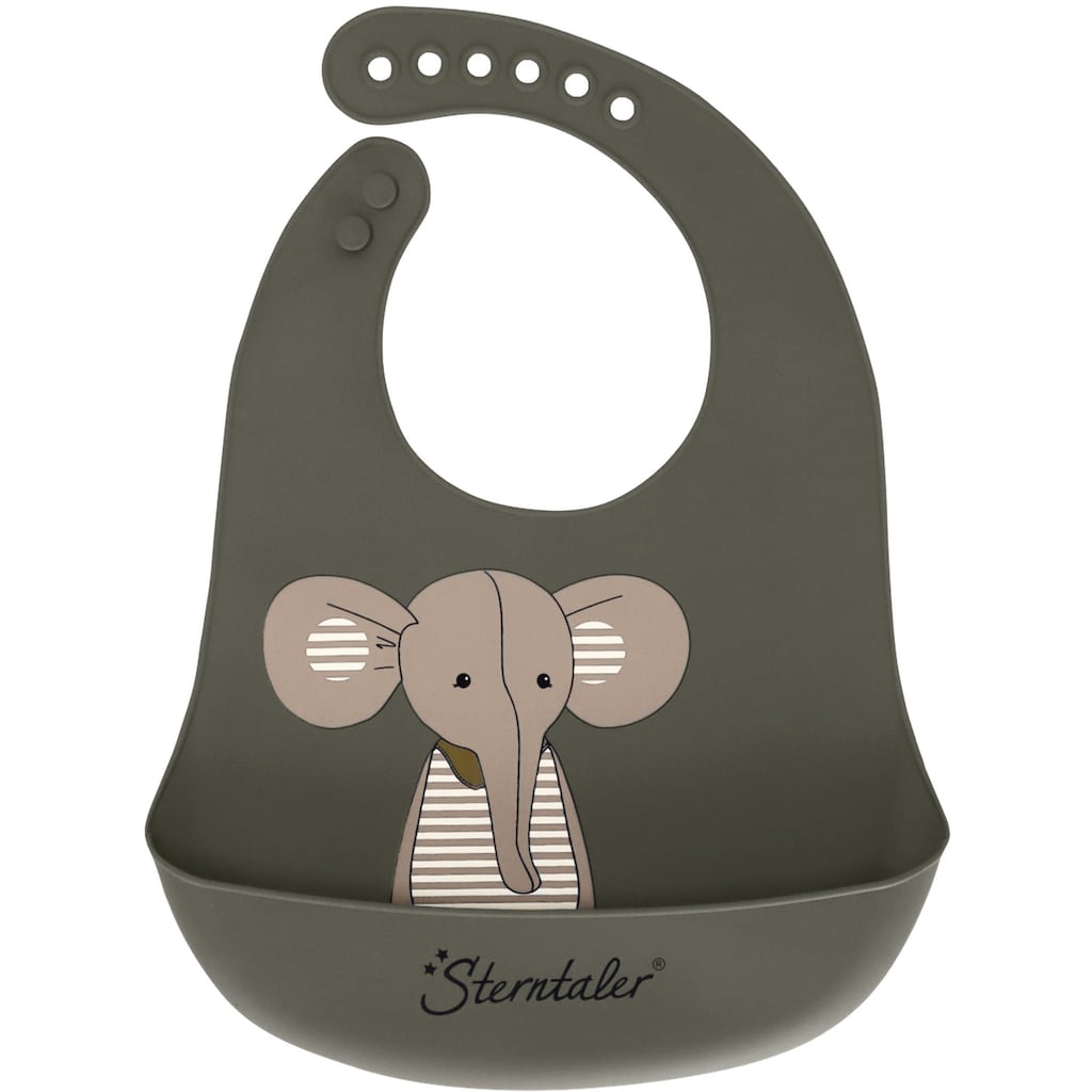Sterntaler® Lätzchen »Silikonlätzchen, Elefant Eddy«