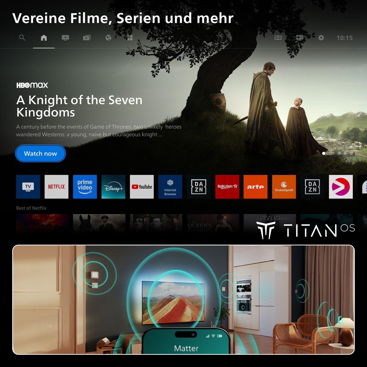 Philips OLED-Fernseher »55OLED811/12« 139 cm/55 ″ Smart-TV