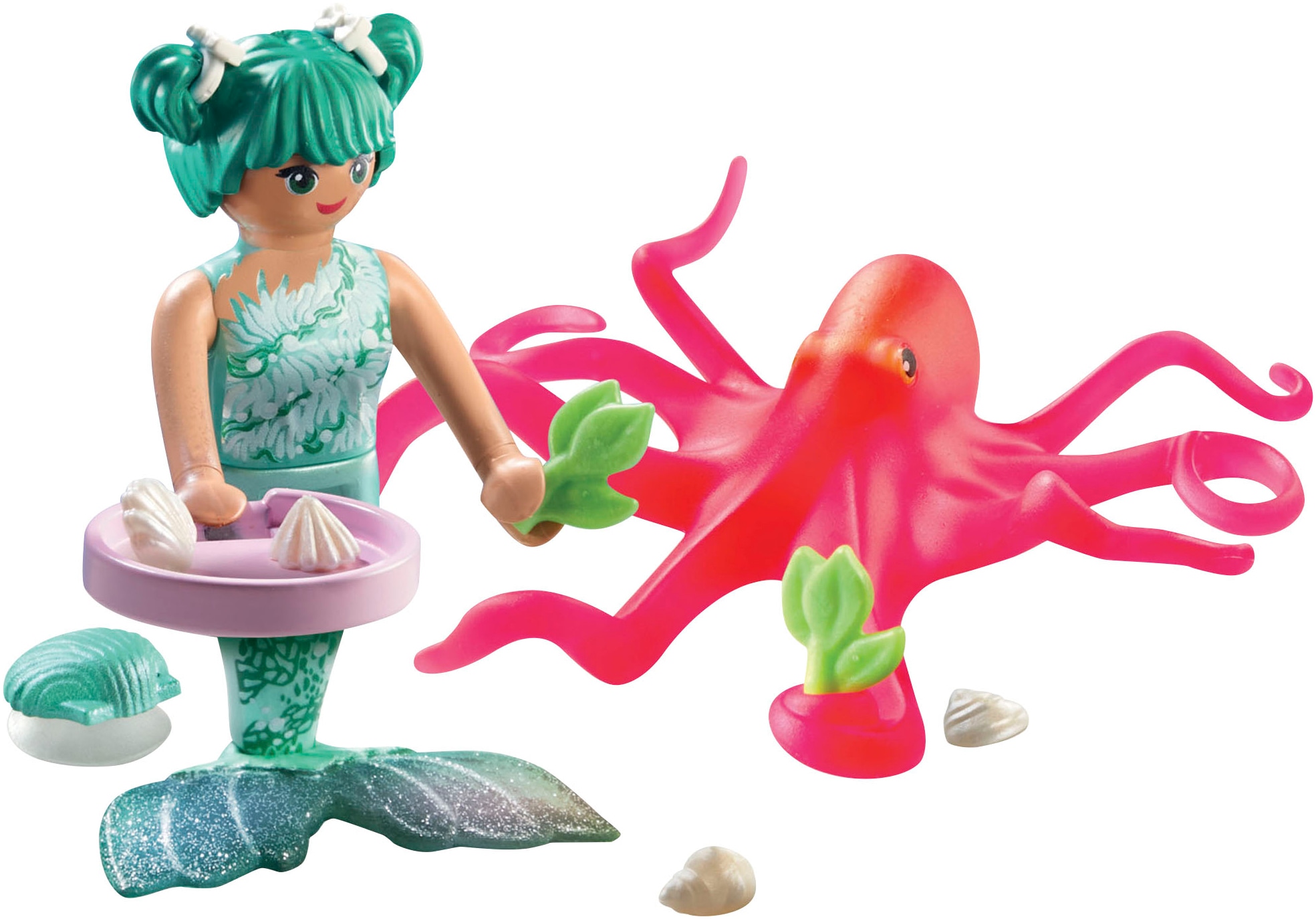 Playmobil® Konstruktions-Spielset »Meerjungfrau mit Farbwechselkrake (71503), Princess Magic«, (13 St.), Made in Europe