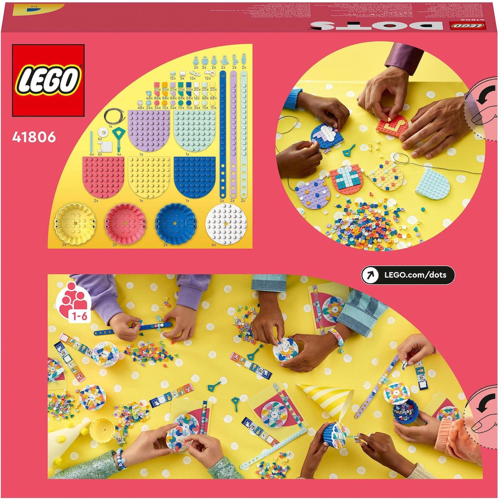 LEGO® Konstruktionsspielsteine »Ultimatives Partyset (41806), LEGO® DOTS«, (1154 St.)