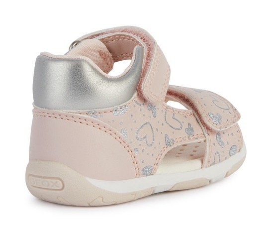 Geox Lauflernschuh »B SANDAL TAPUZ GIRL«, Sandale, Klettschuh, Babyschuh mit Klettverschlüssen