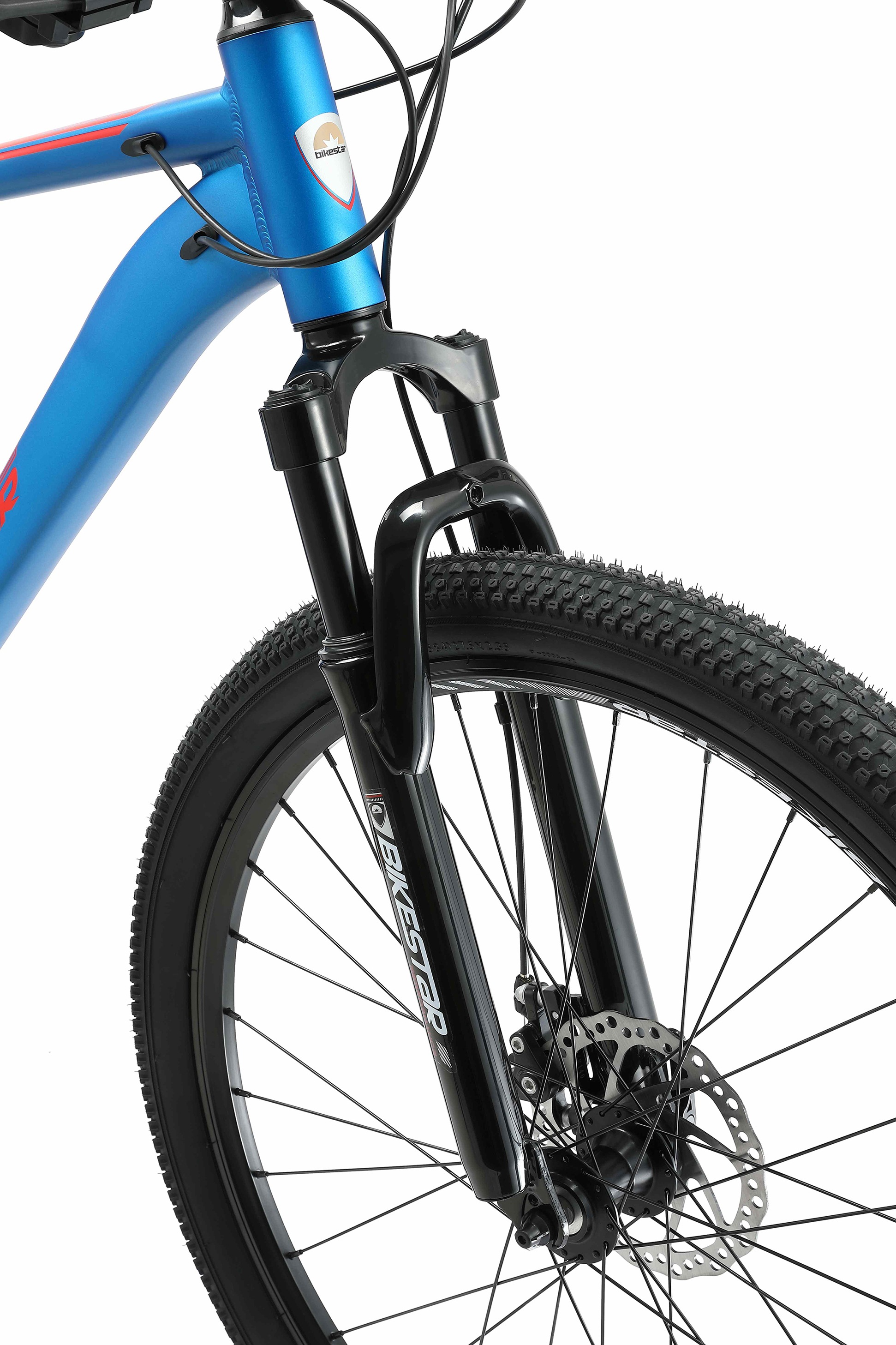 Bikestar Mountainbike, 21 Gang, Shimano, RD-TY300 Schaltwerk, Kettenschaltung, für Damen und Herren, Kettenschaltung